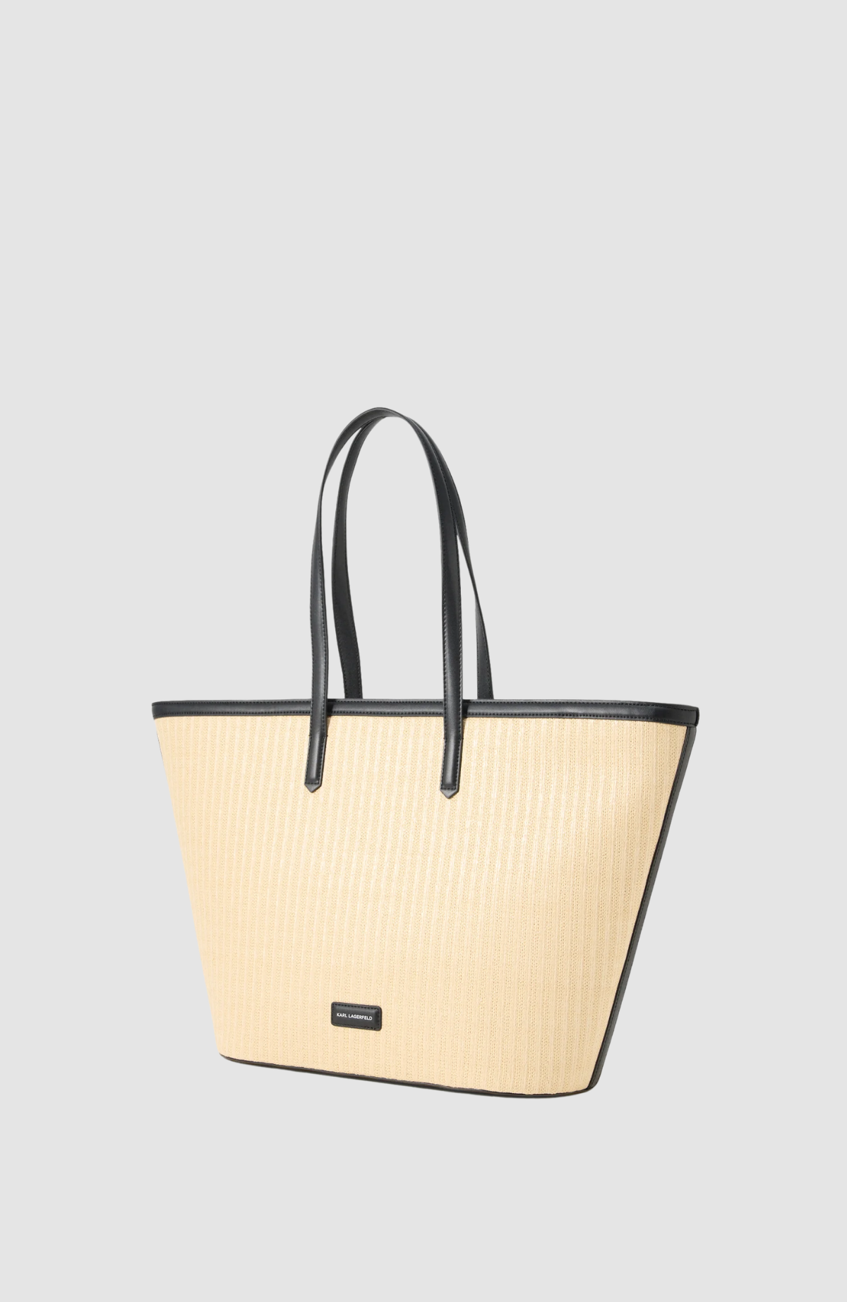 K/Signature Raffia Md Tote