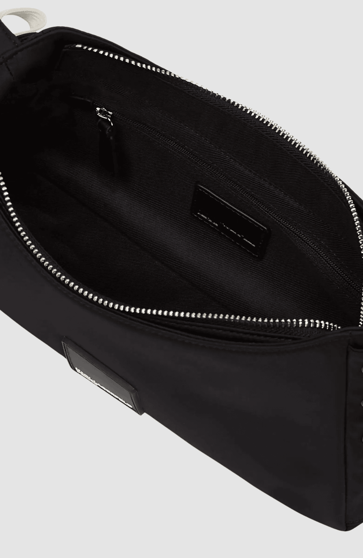 KLJ Nylon Lace Up Shoulder Bag