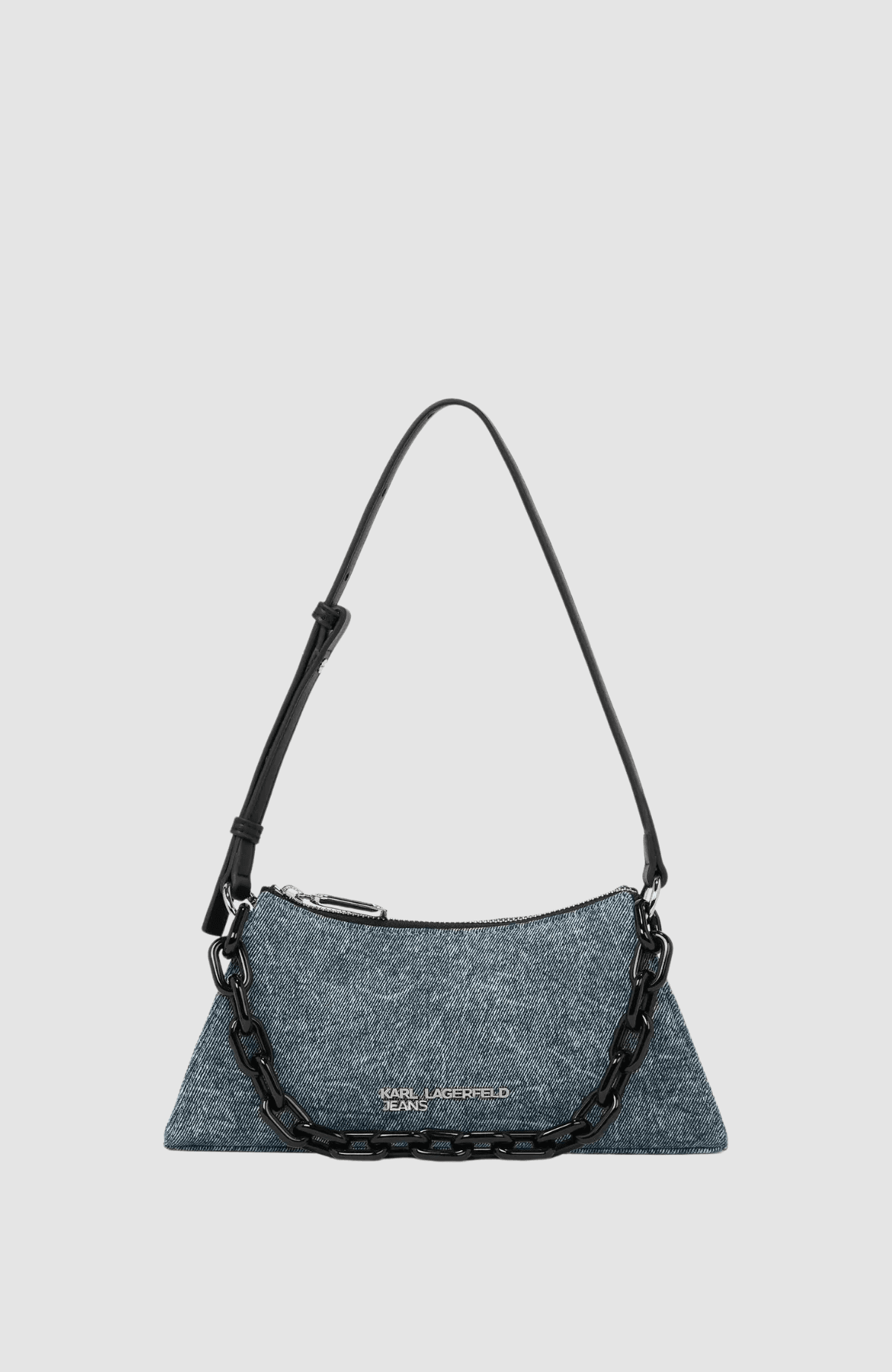 KLJ Denim Chain Sm Shoulderbag