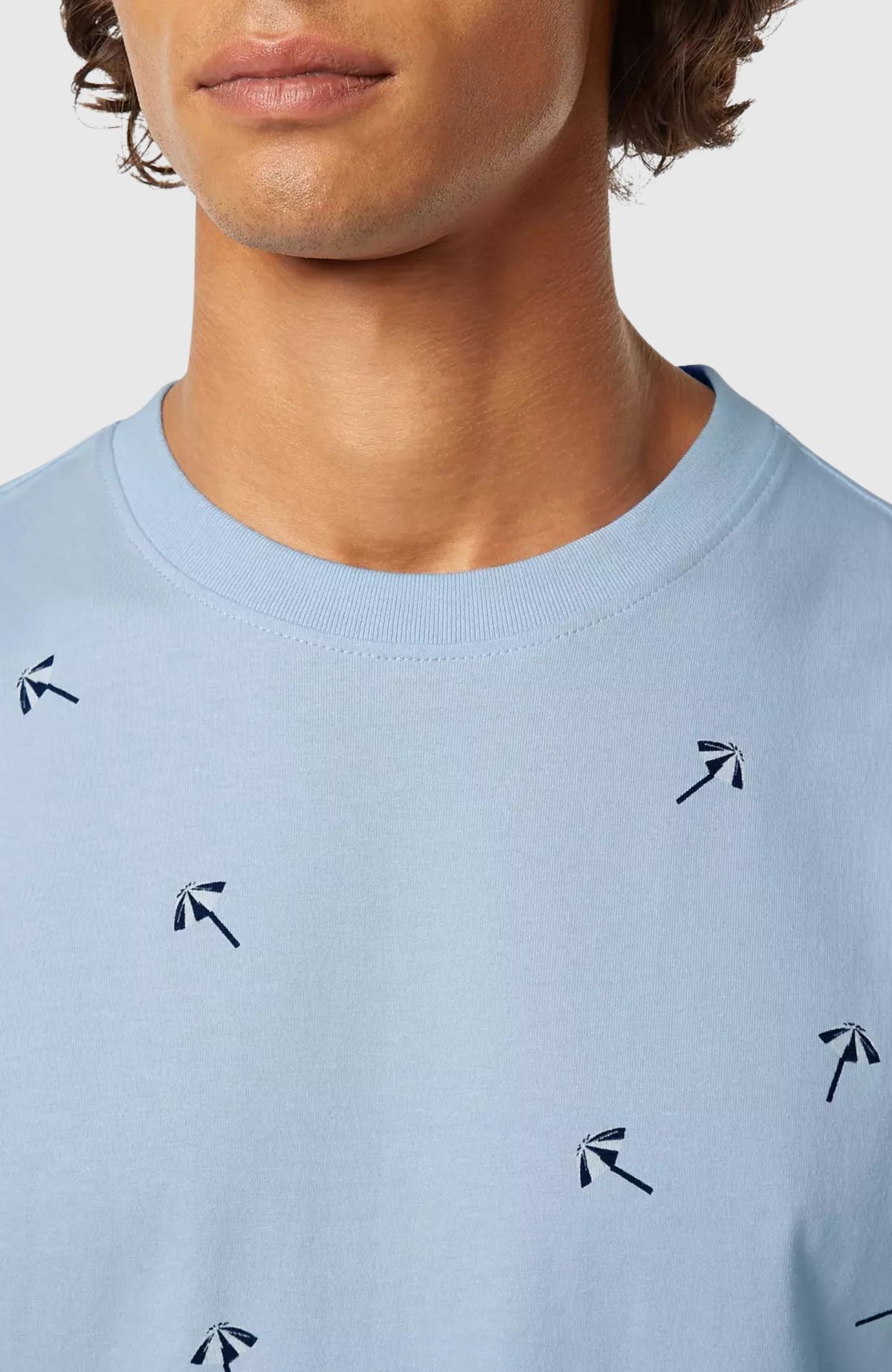 Regular Fit Micro Aop T-Shirt