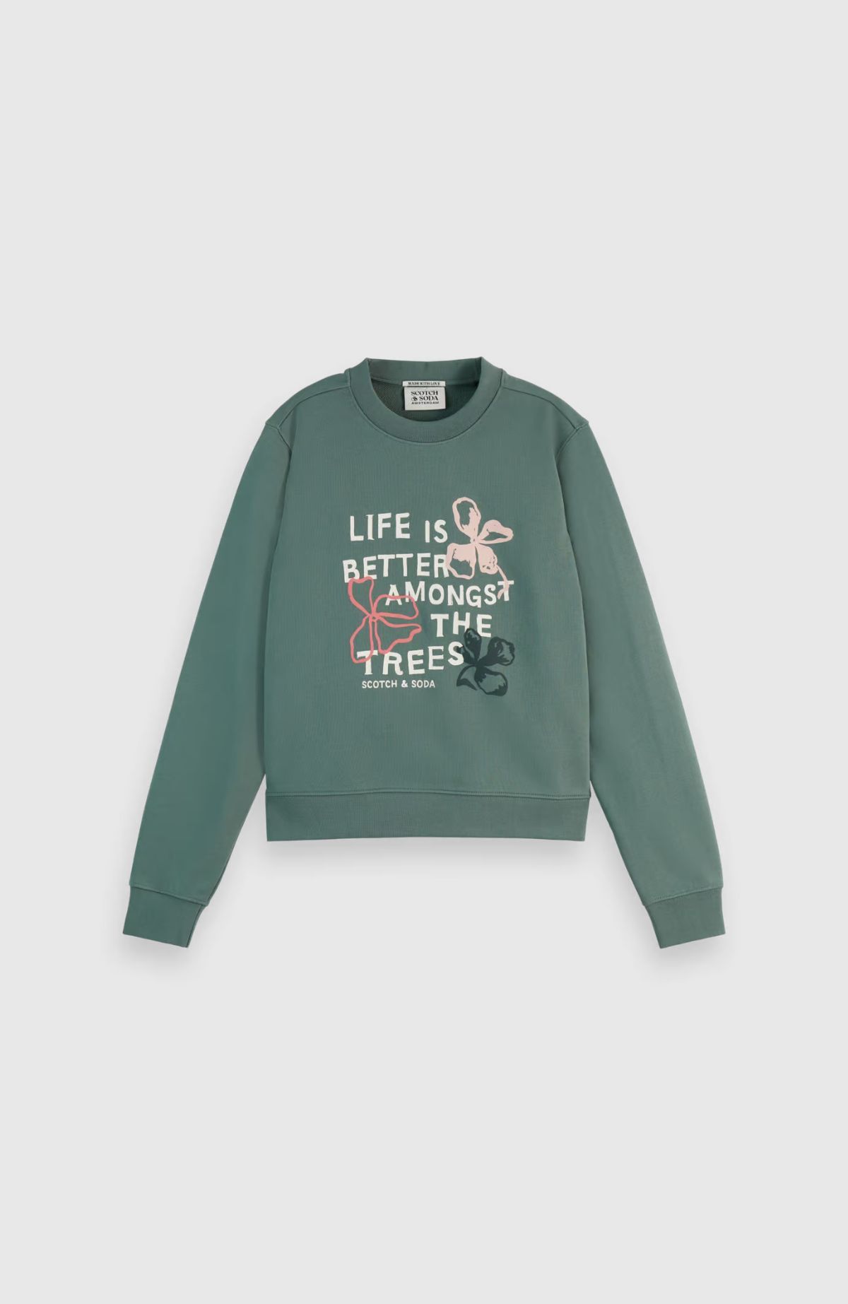 Puff artwork regular fit sweatshirt