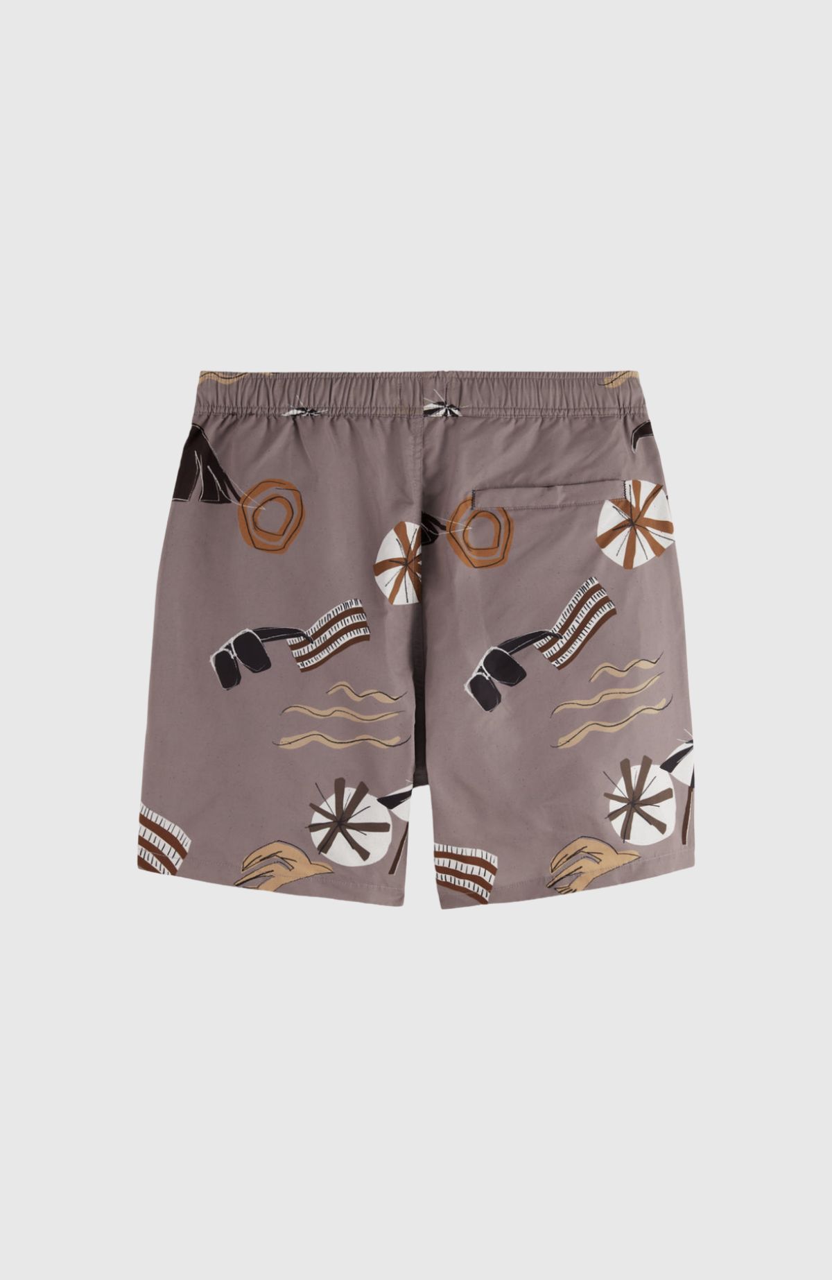 Printed Mid-Length Swimshort