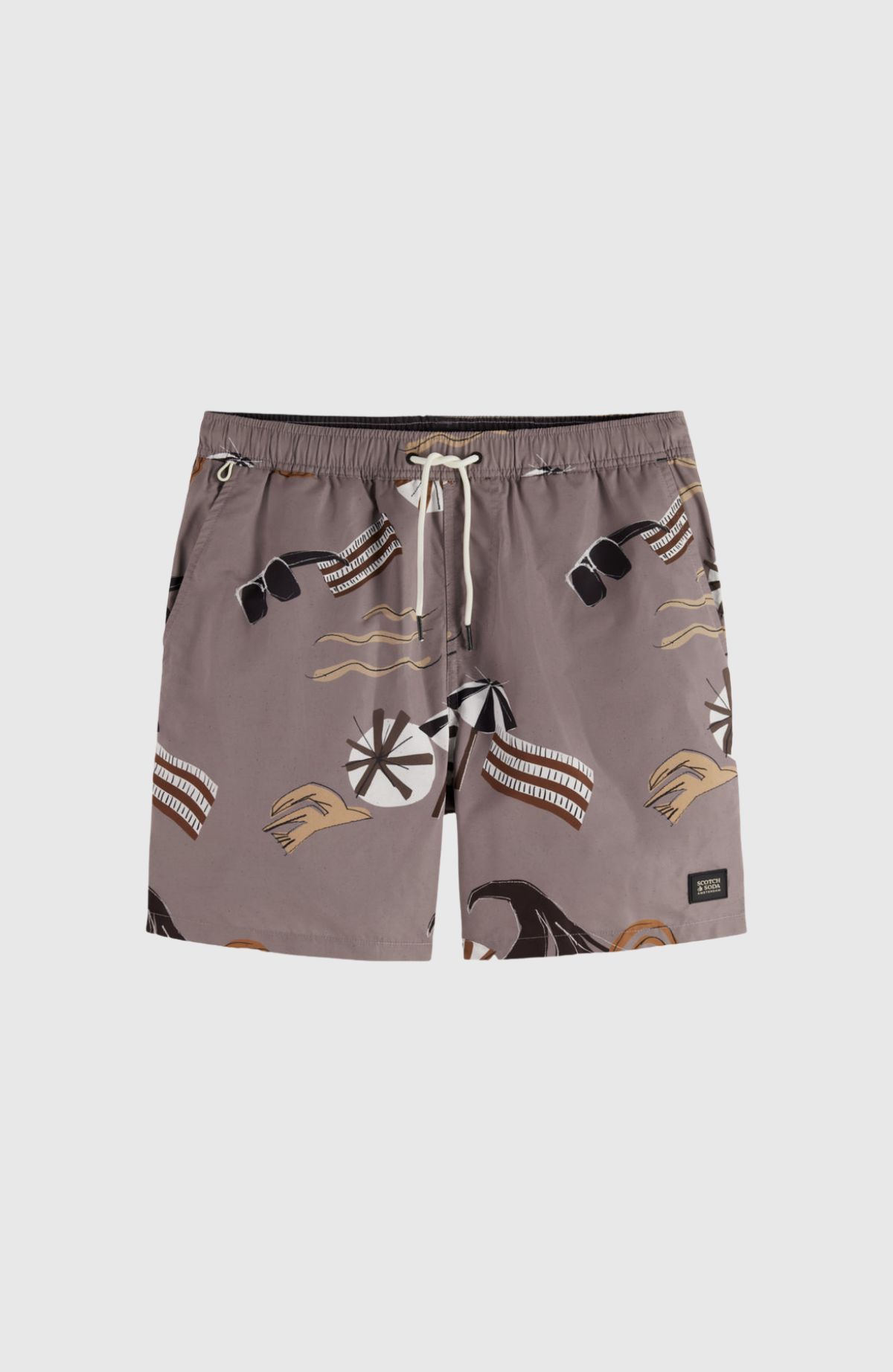 Printed Mid-Length Swimshort