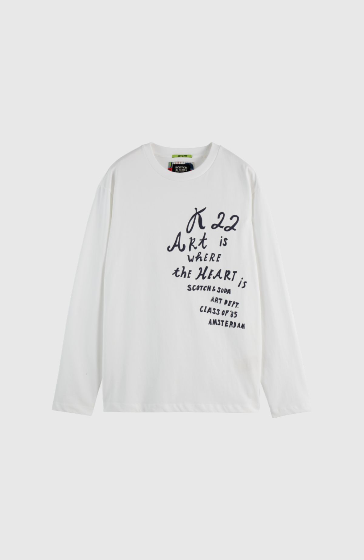 Relaxed-Fit Long-Sleeved Artwork T-Shirt