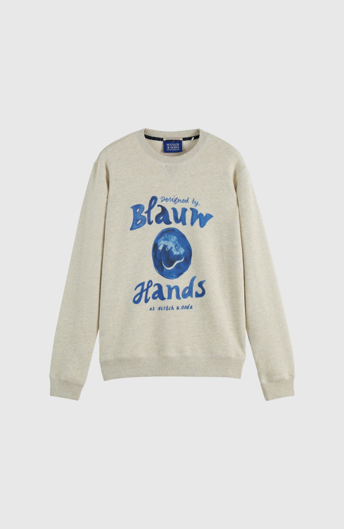 Denim Washed Artwork Sweatshirt