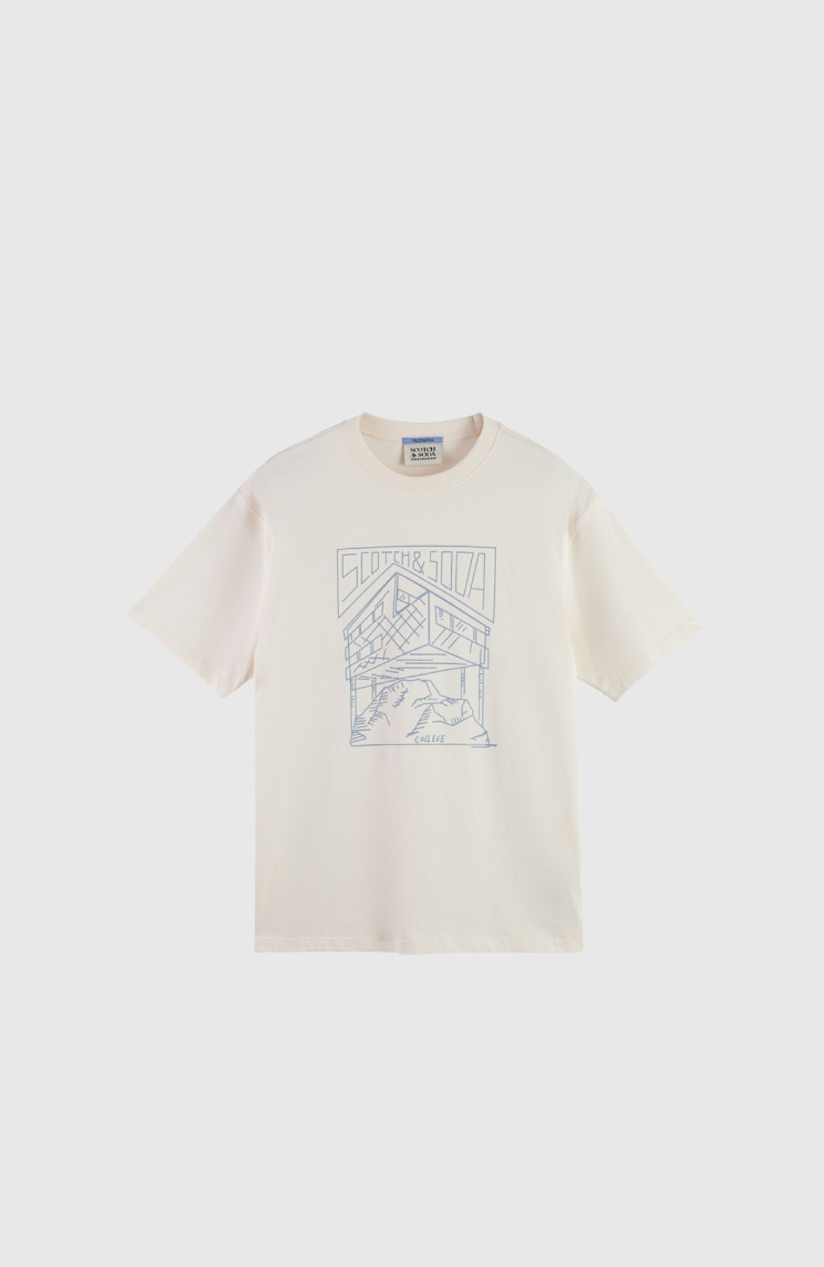 Relaxed Fit Scotch & Soda Logo T-Shirt