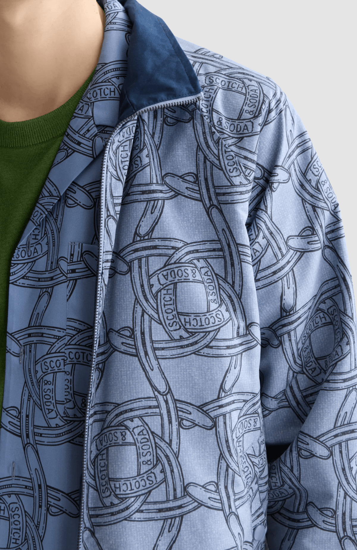 Reversible printed jacket