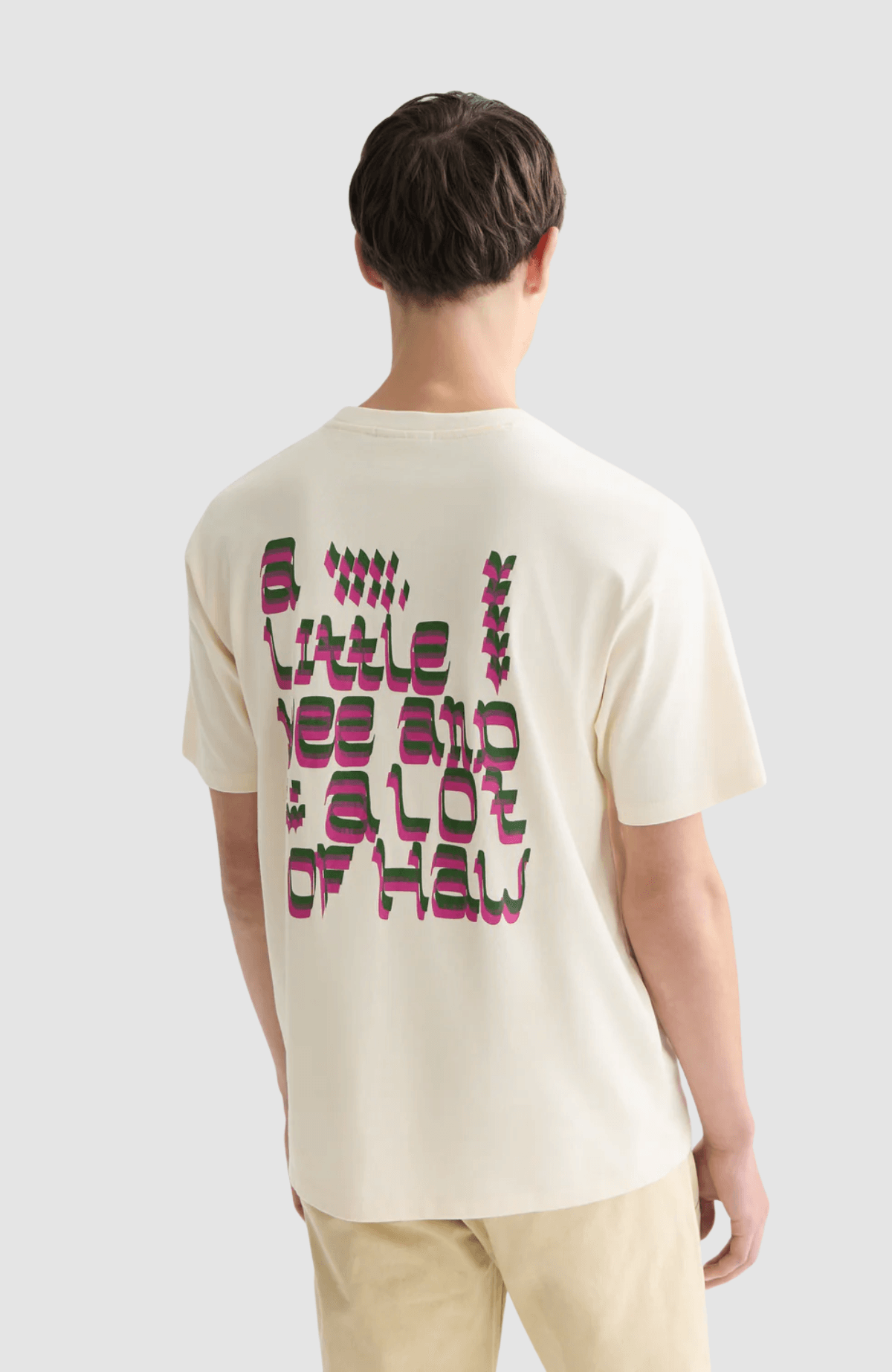 Front and back artwork relaxedfit T-shirt