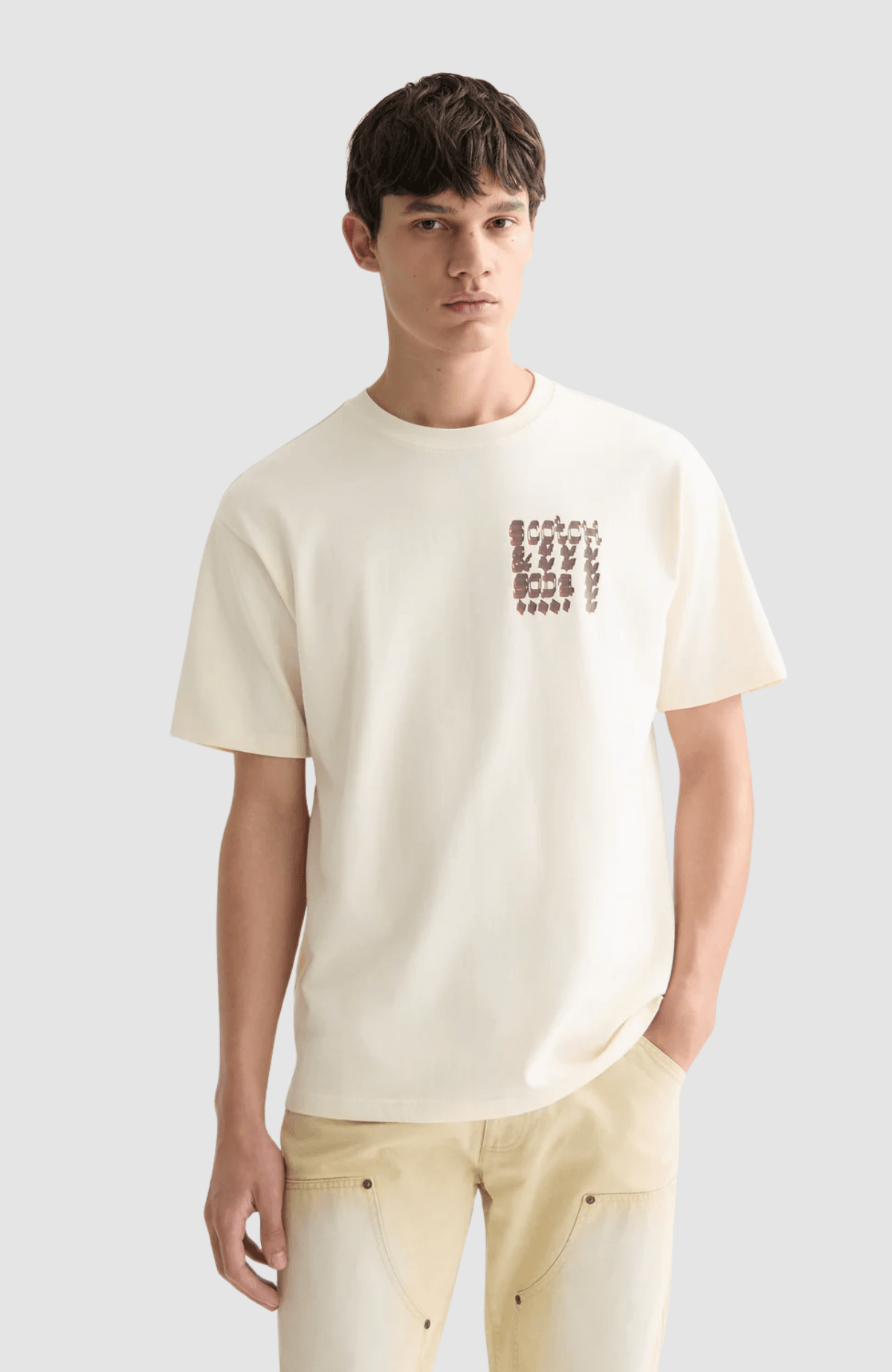 Front and back artwork relaxedfit T-shirt