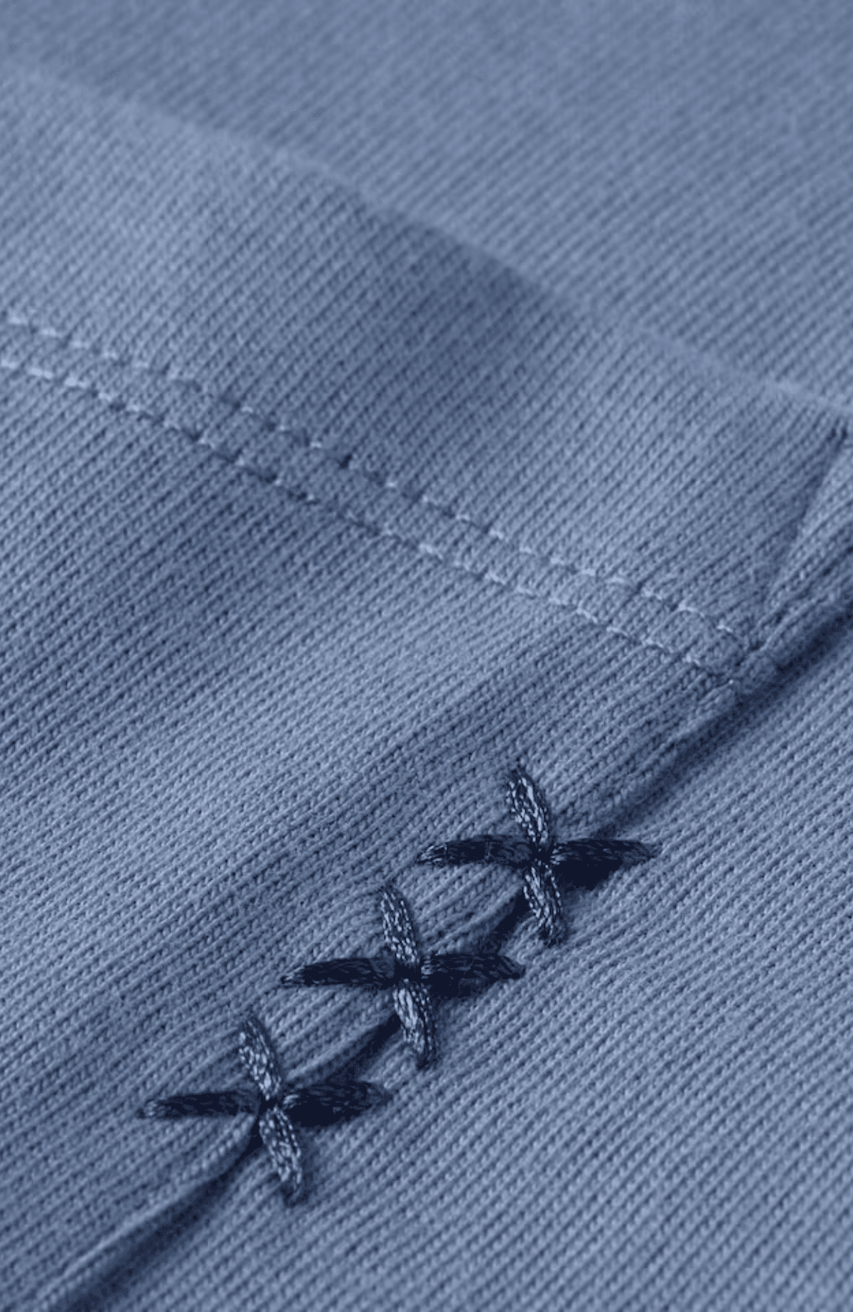 Seasonal core 3 crosses chest pocket loosefit T-shirt