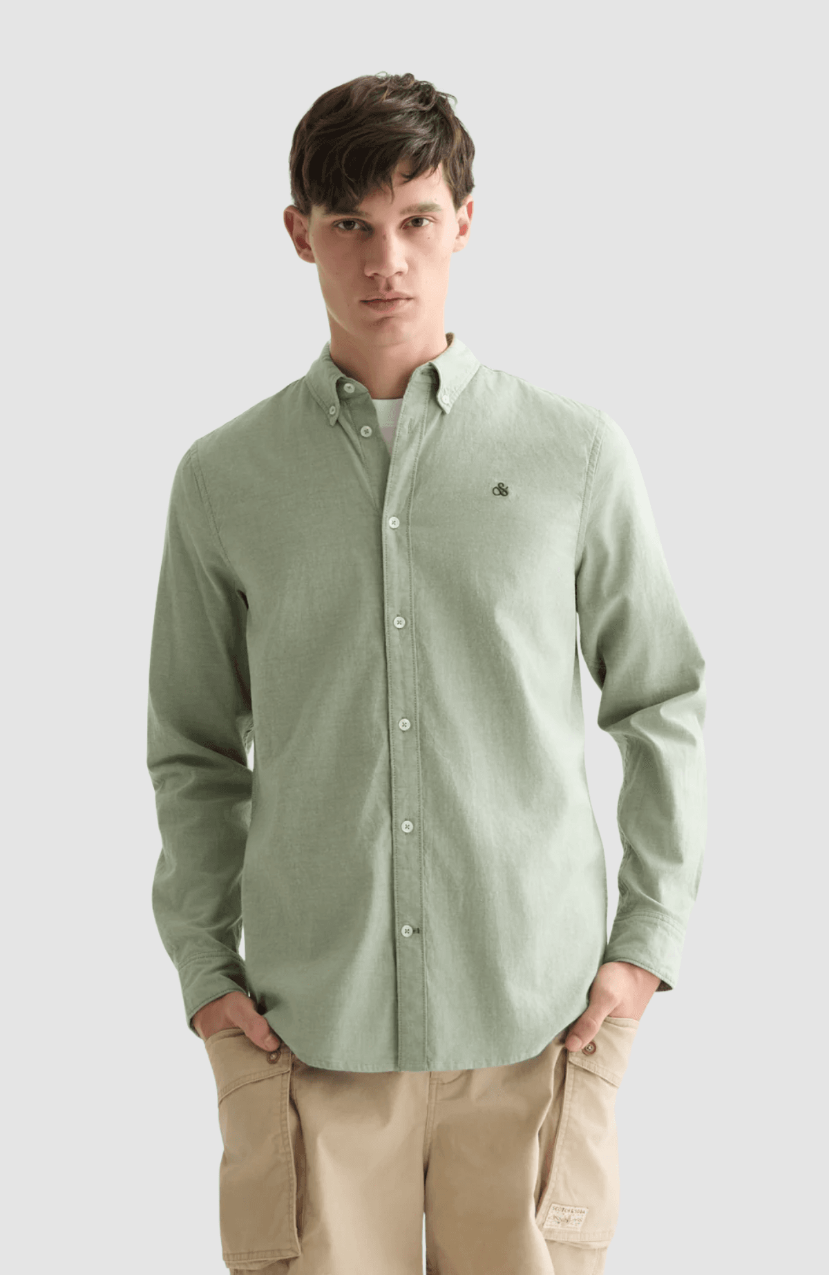 Seasonal core oxford solid regularfit shirt