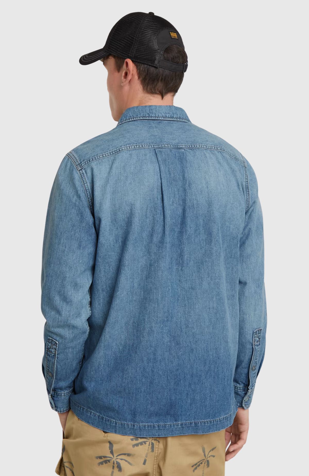 1-pocket Regular Denim shirt 