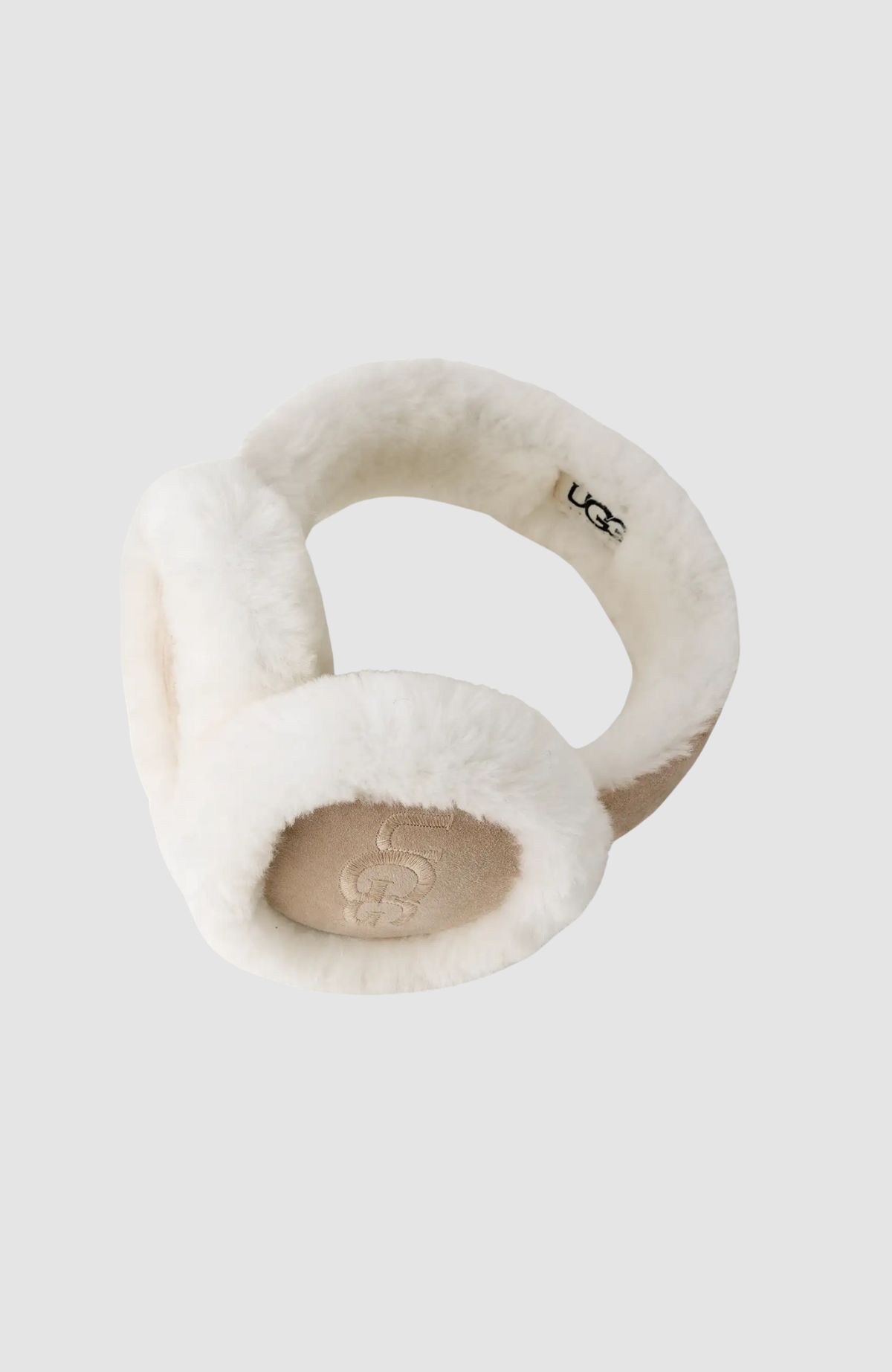 Sheepskin Embroidery Earmuff