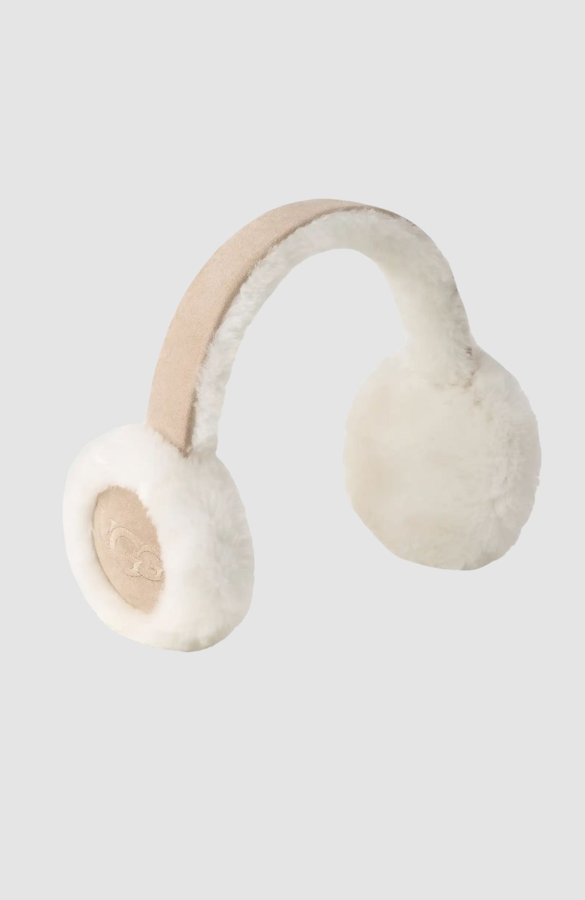 Sheepskin Embroidery Earmuff