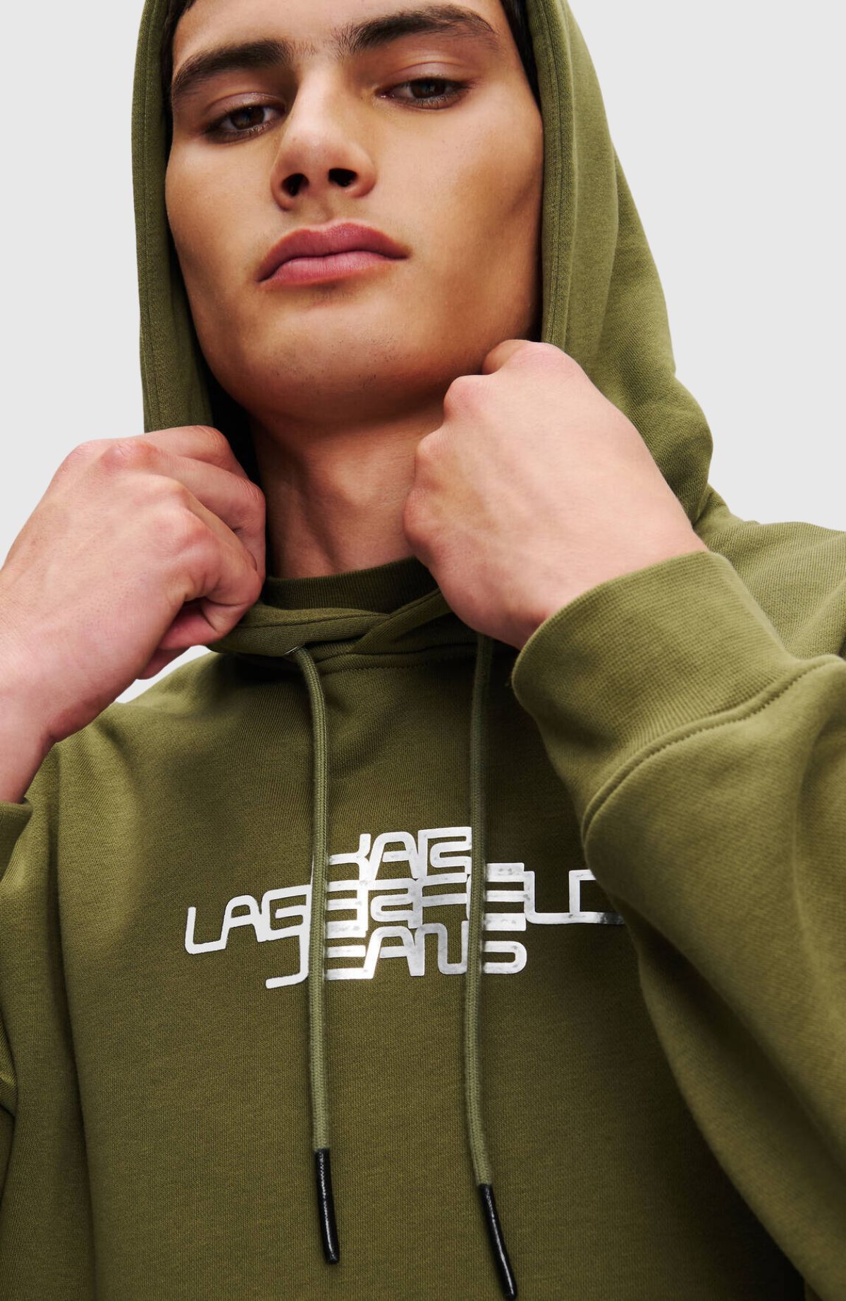 KLJ Regular Foil Logo Hoodie