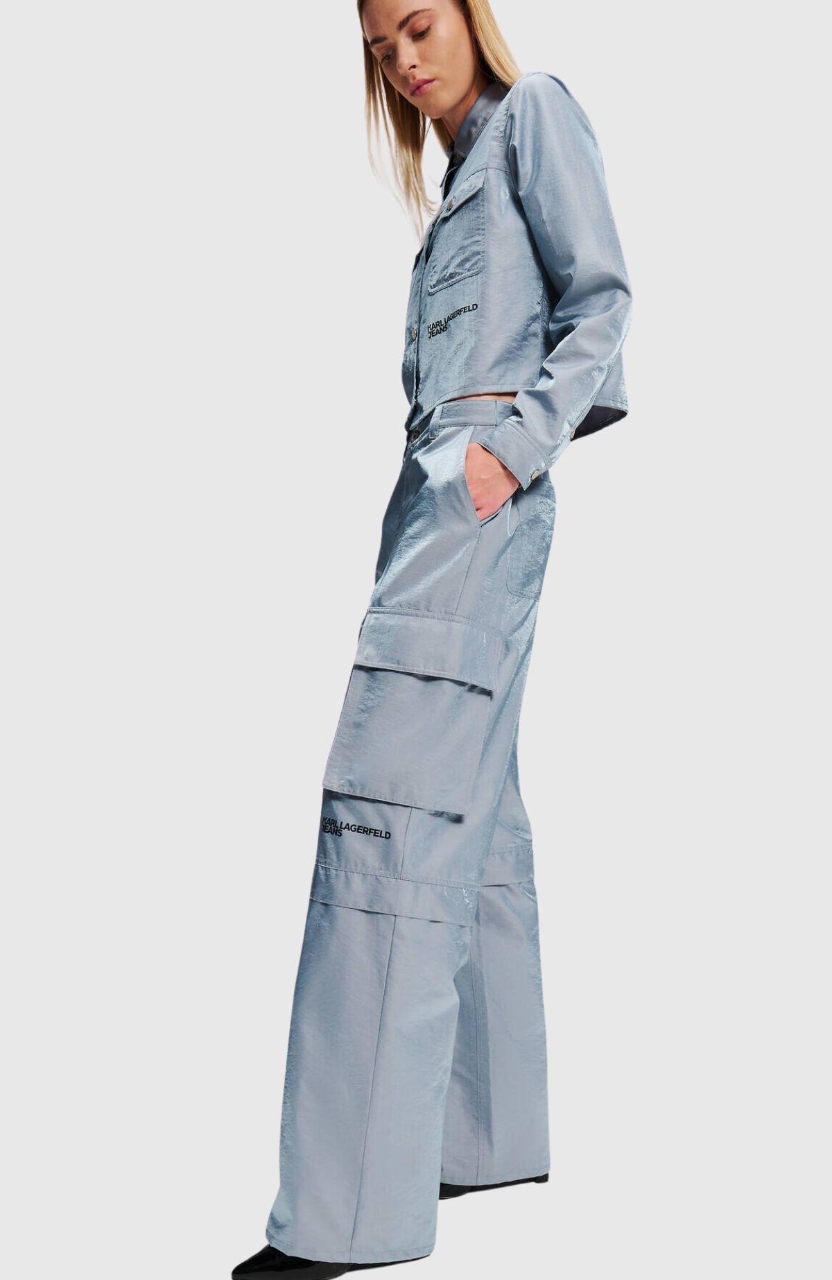 KLJ Iridescent Cargo Pant