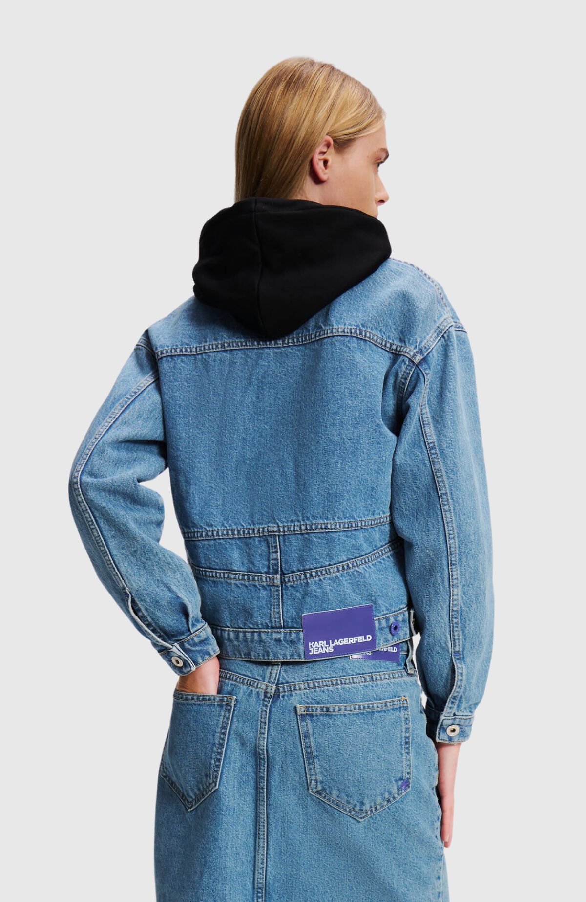 KLJ Boxy Decon Denim Jacket