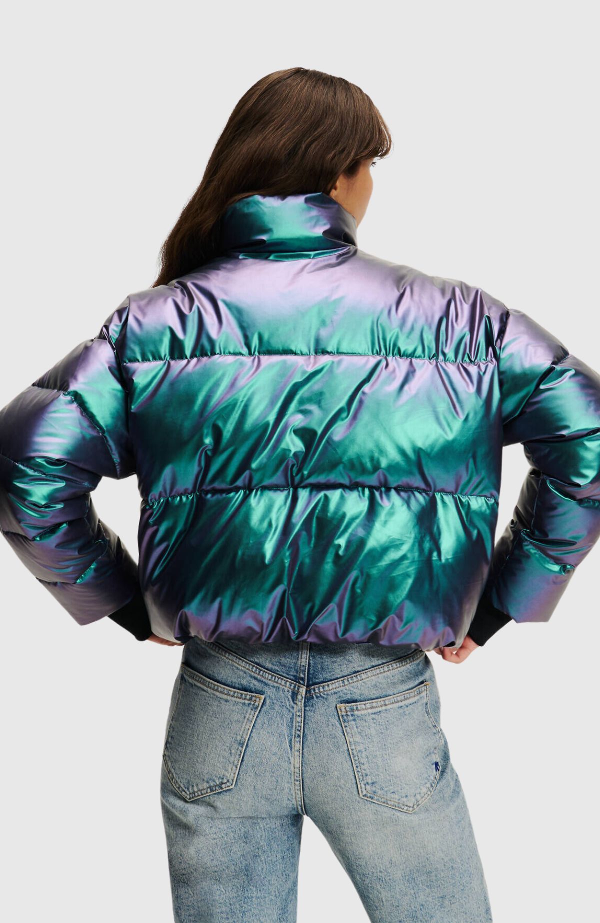 KLJ Cropped Puffer