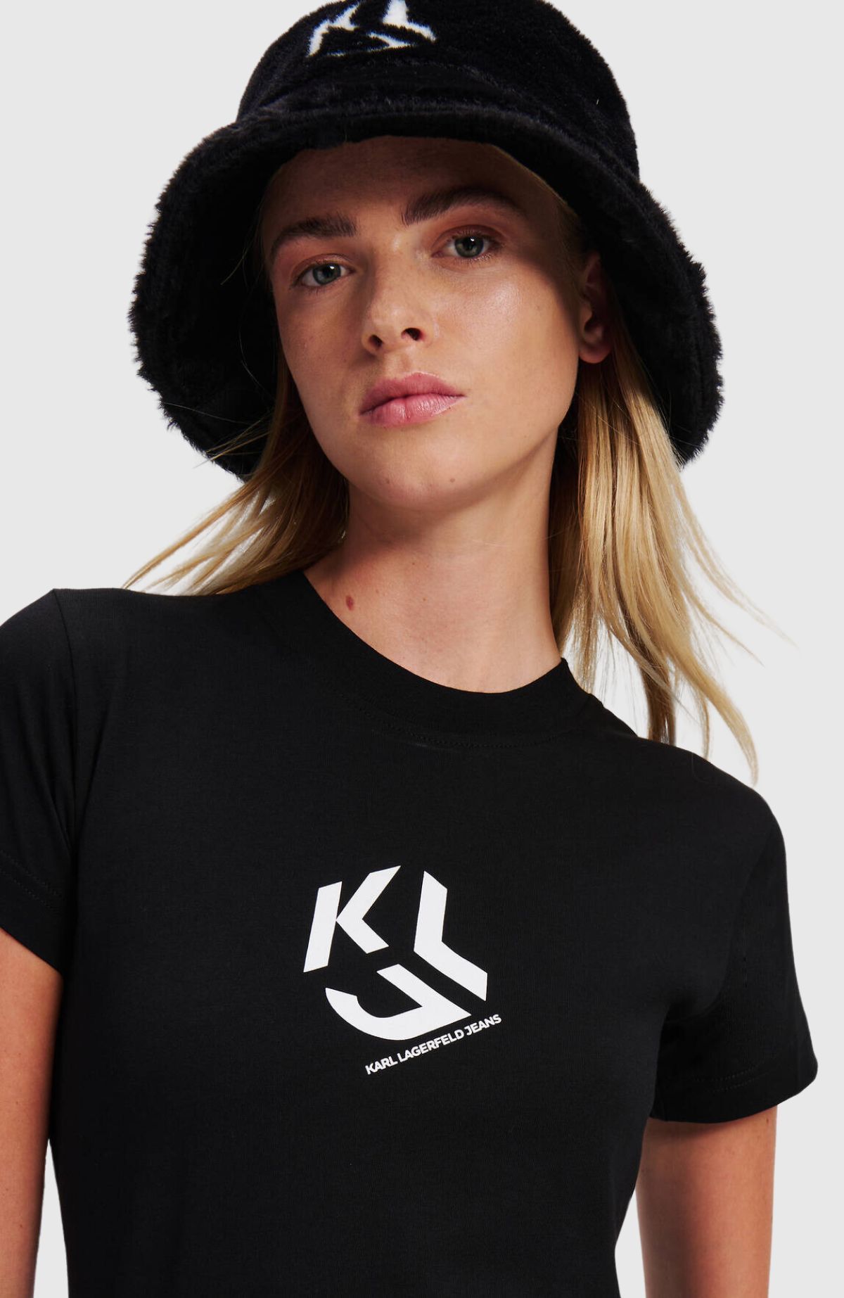 KLJ Slim Fit Monogram Tee