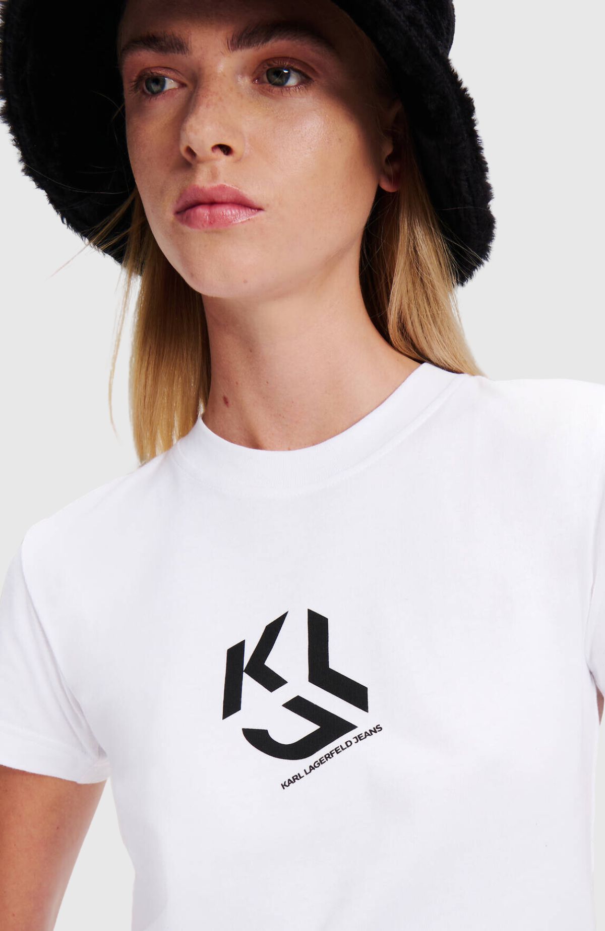 KLJ Slim Fit Monogram Tee