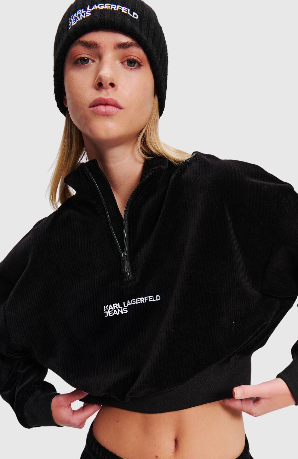 KLJ Half-Zip Chord Sweat