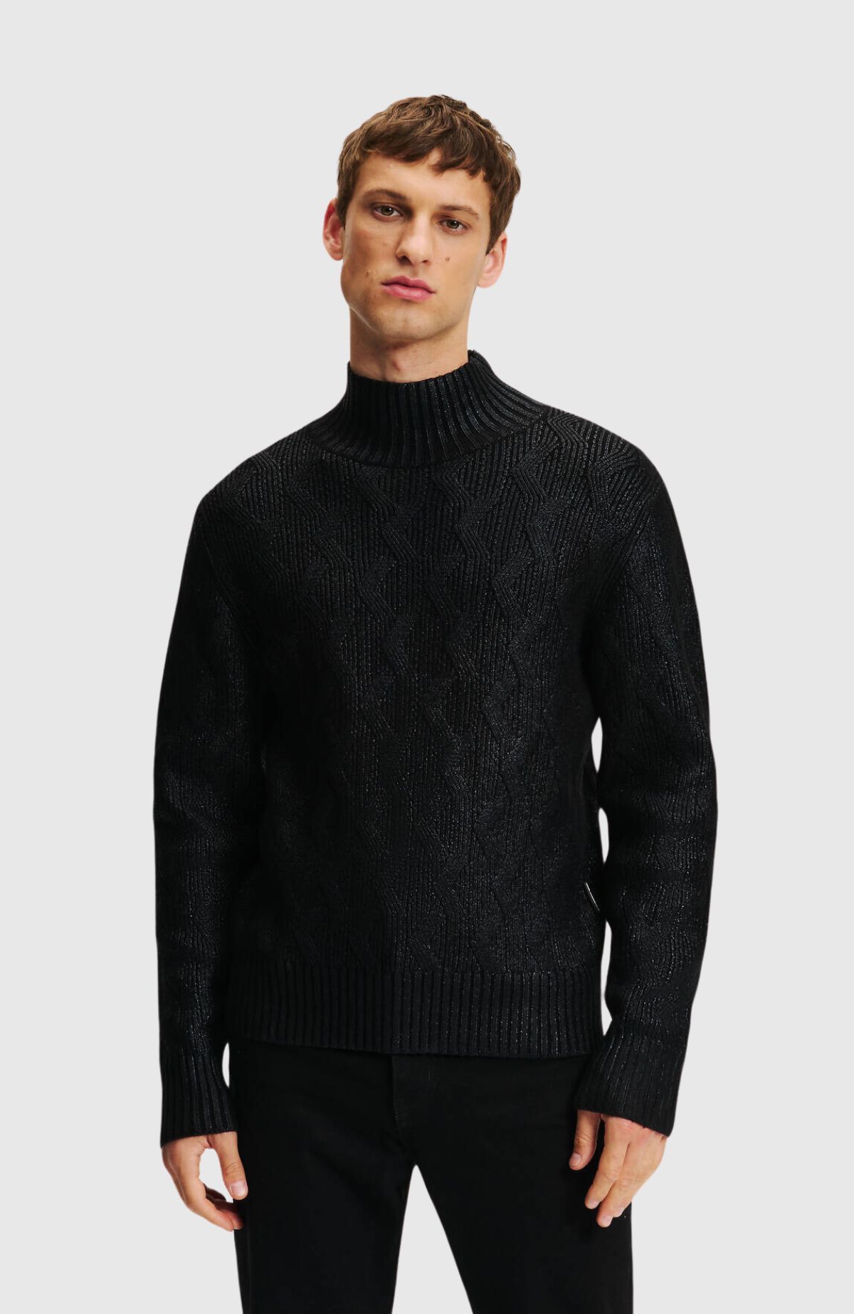 K Coated Chunky Turtleneck