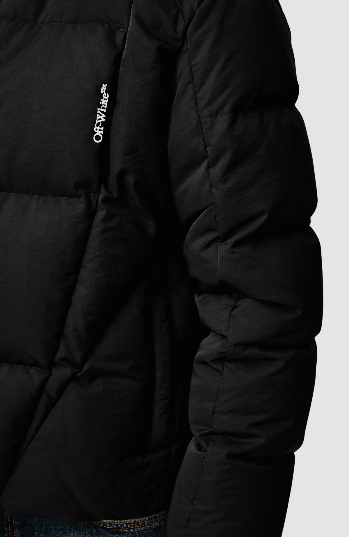 Bookish Nyl Twill Racing Puffer