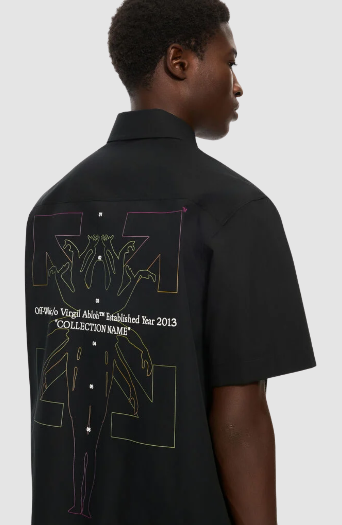 Chakra Arrow Popl Slim Bowling Shirt