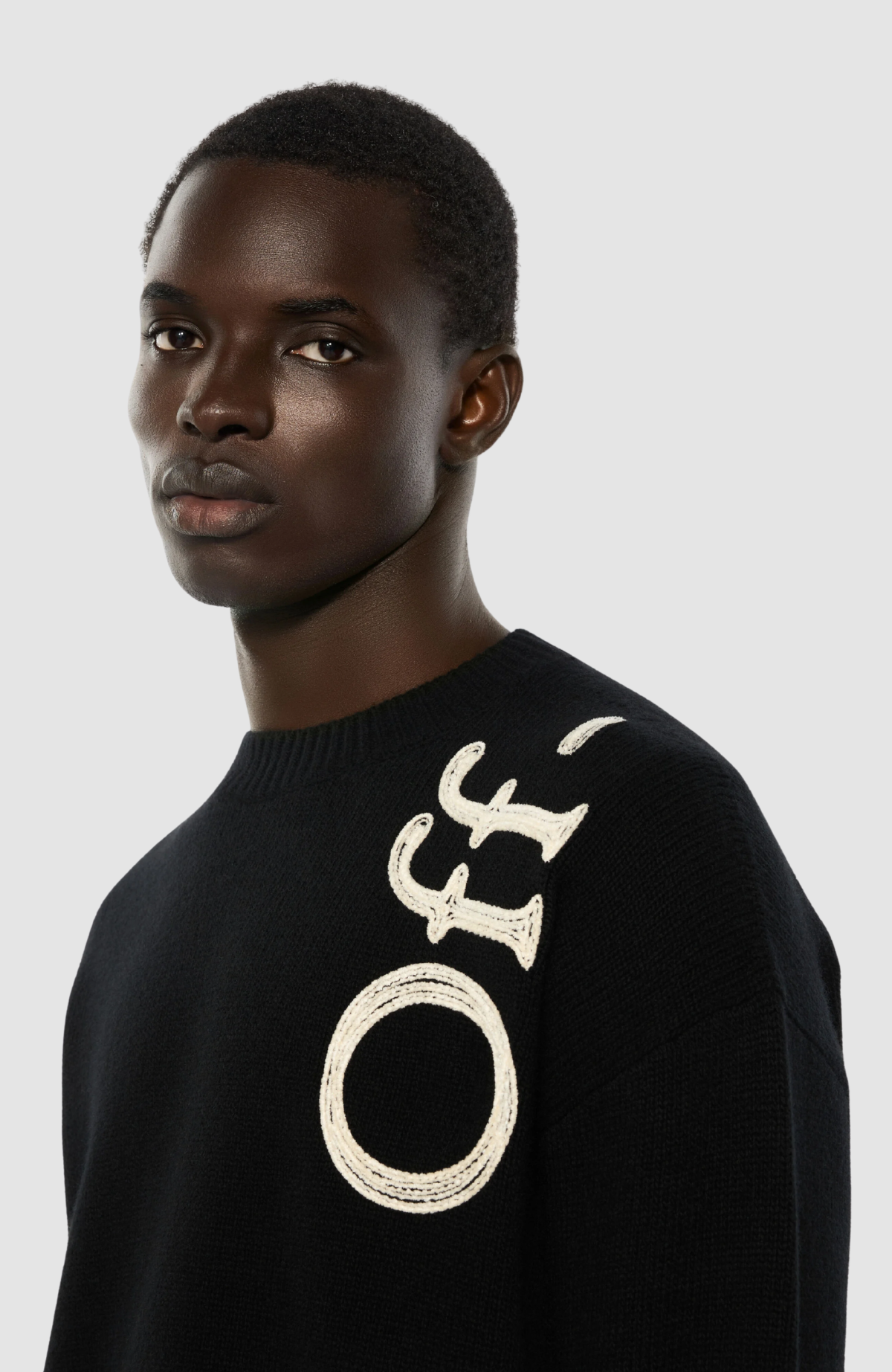 Vertical Bookish Knit Crewneck