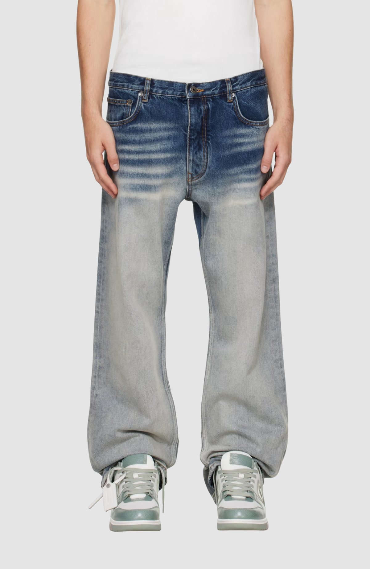 Half Arrow Slim Relax Jeans