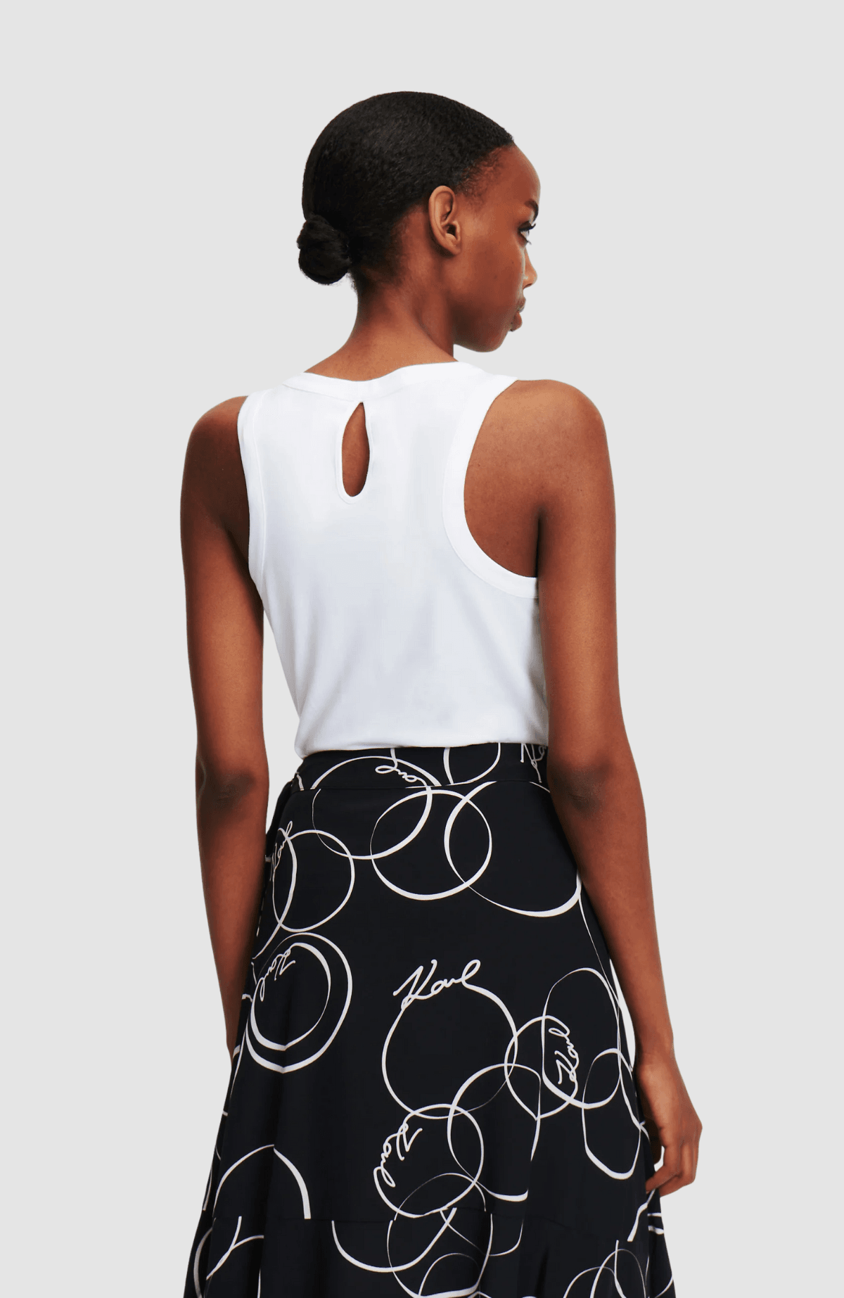 Karl Rhinestone Tank Top