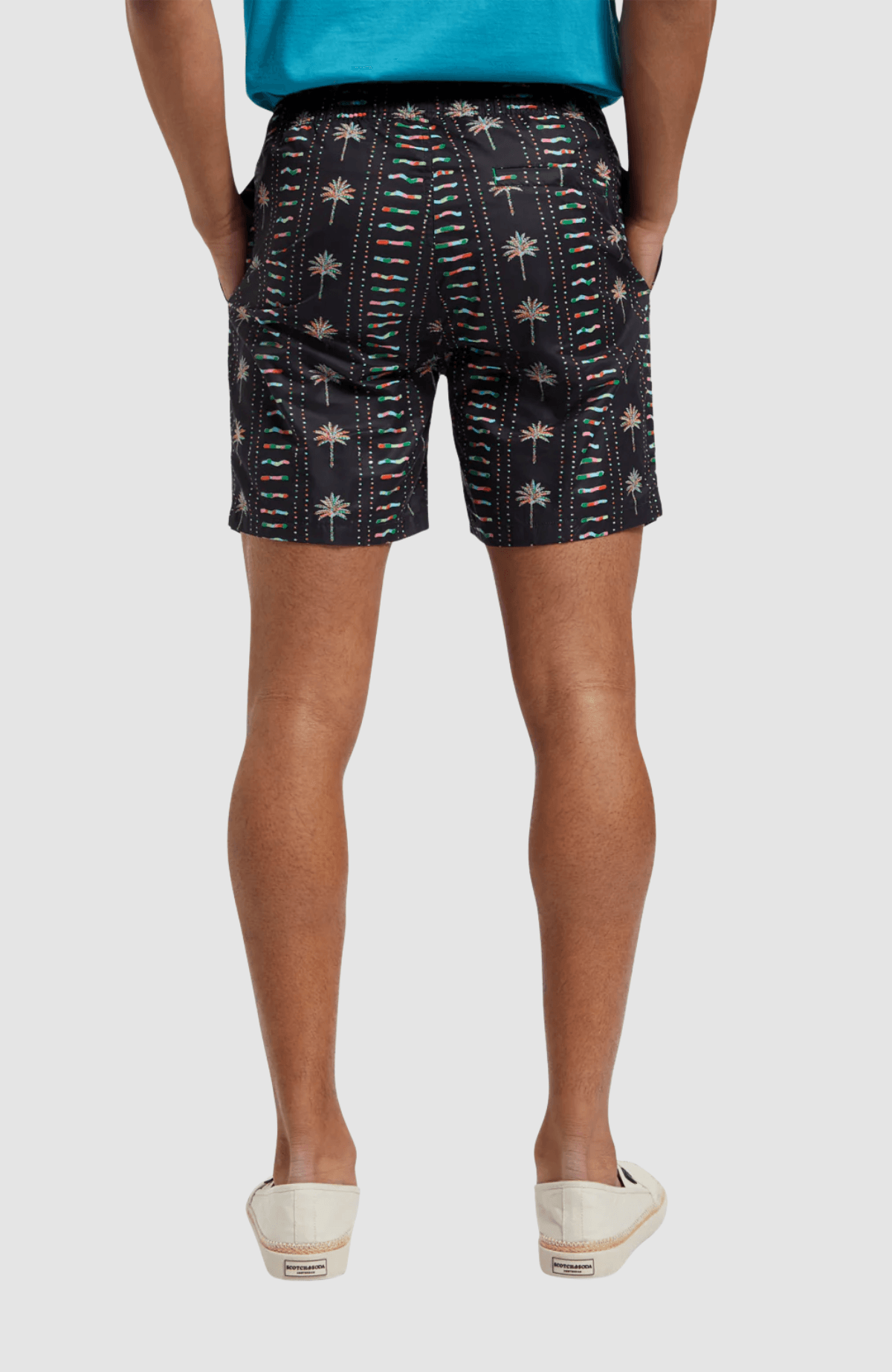Mid Length Swim Short  All Over Print