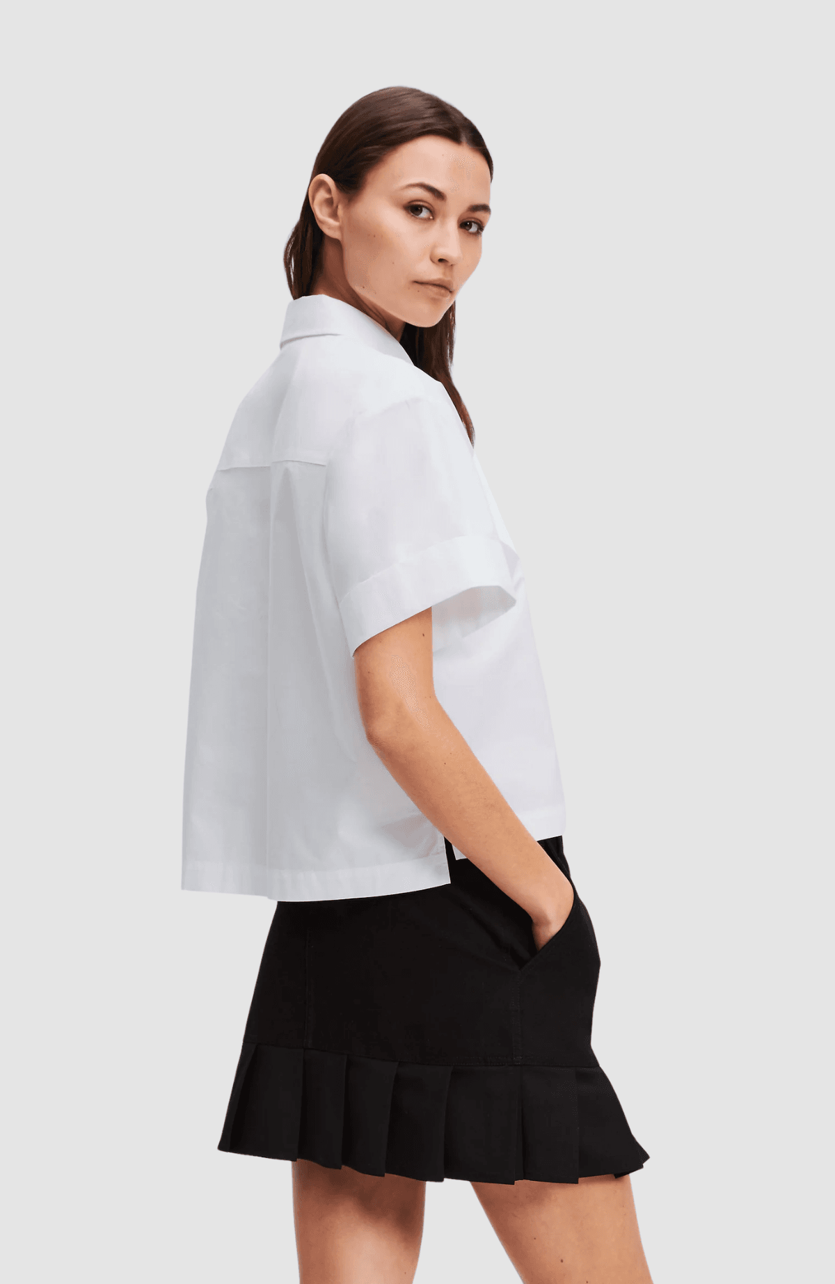 Klj Boxy Poplin Blouse