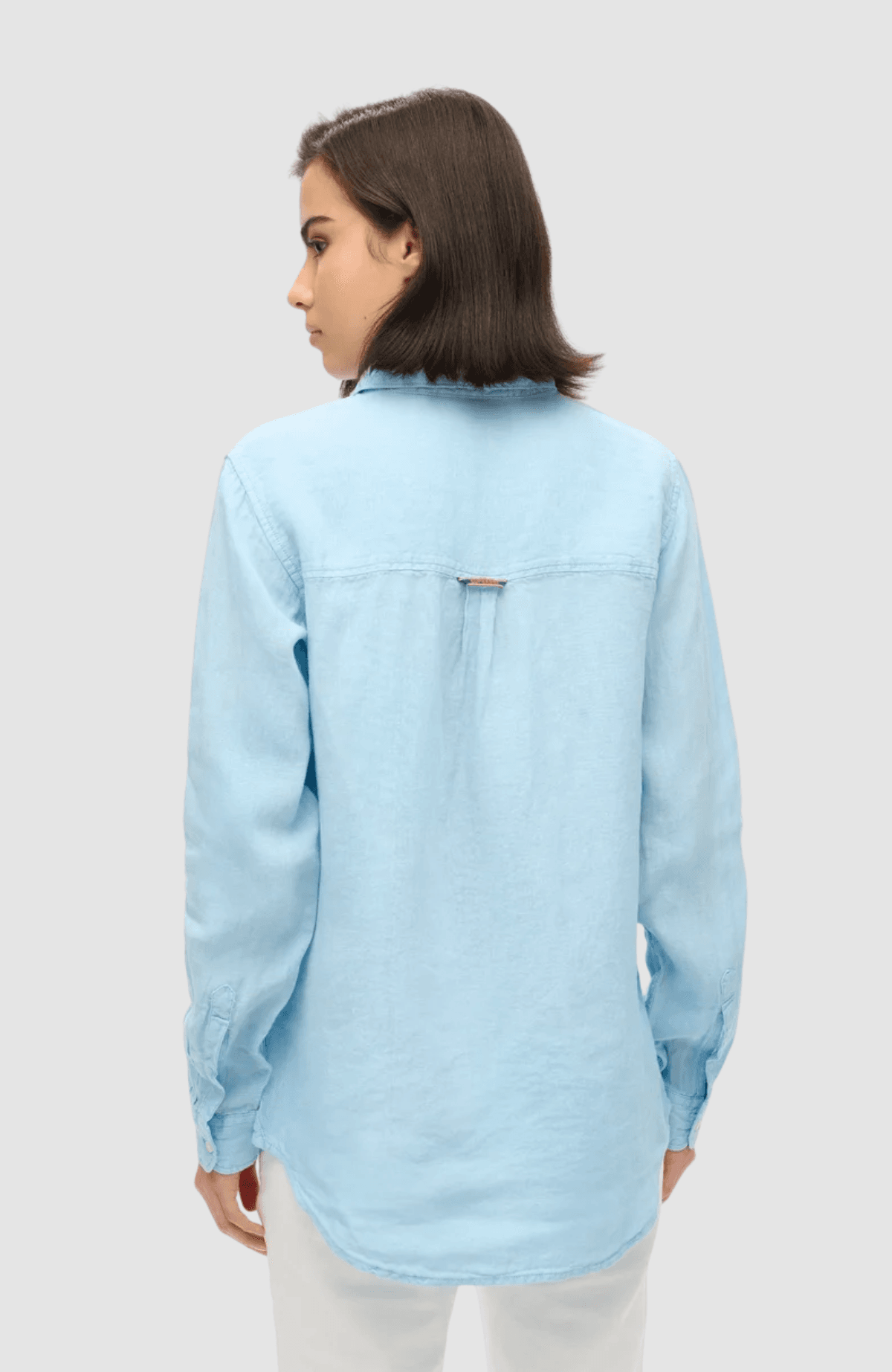 Casual Linen Boyfriend Shirt