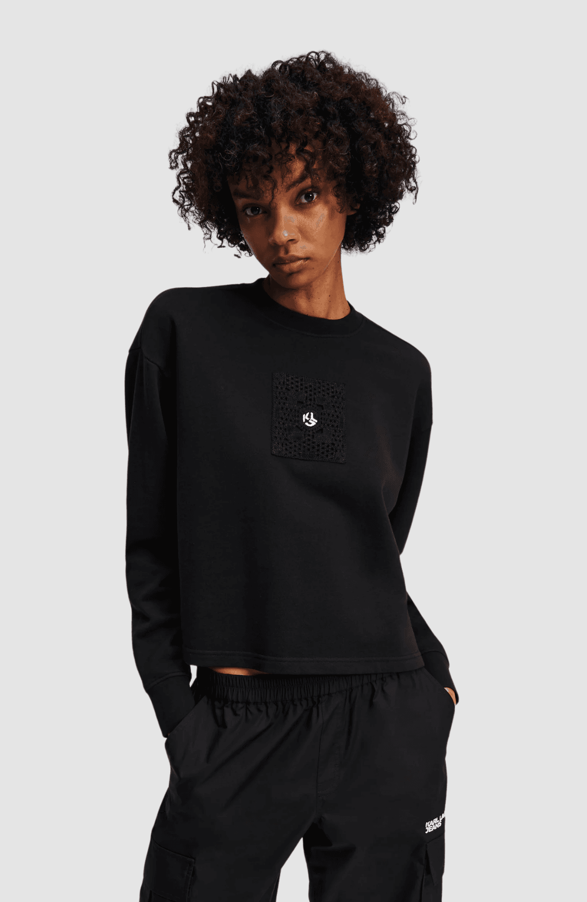 Klj Regular Crochet Sweat