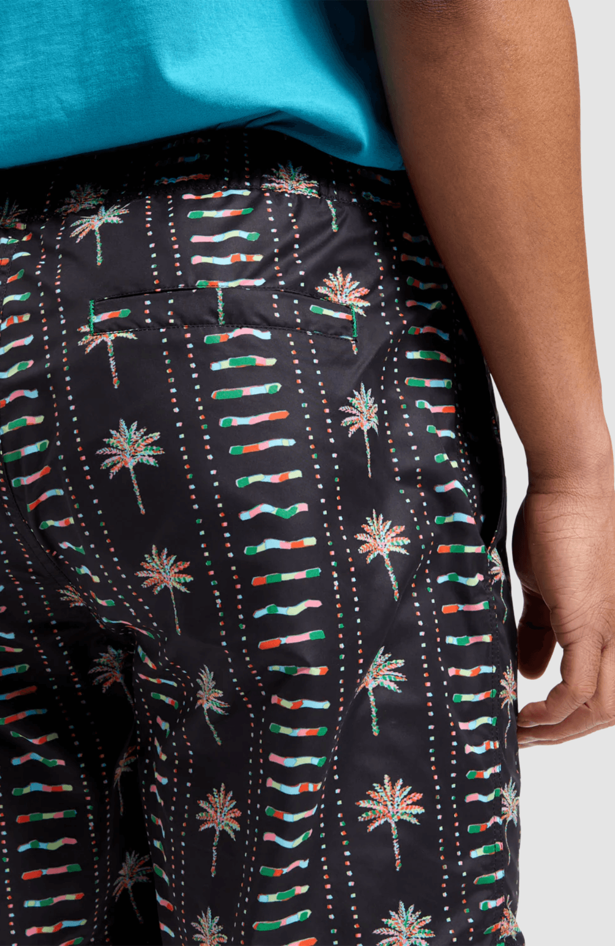 Mid Length Swim Short  All Over Print