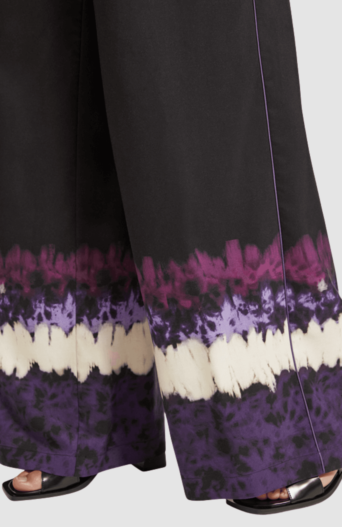 Eleni - high rise wide leg pyjama pants