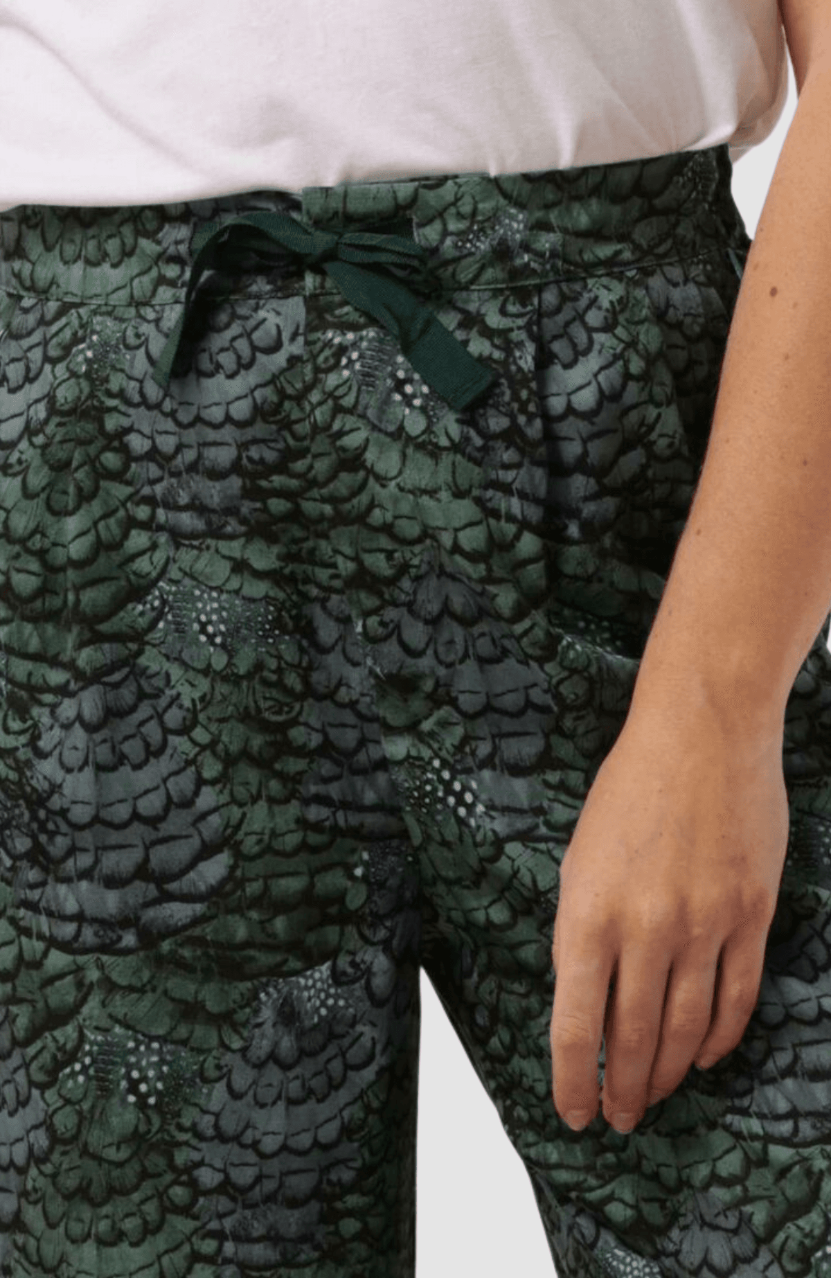 Eleni - high rise wide leg pyjama pants