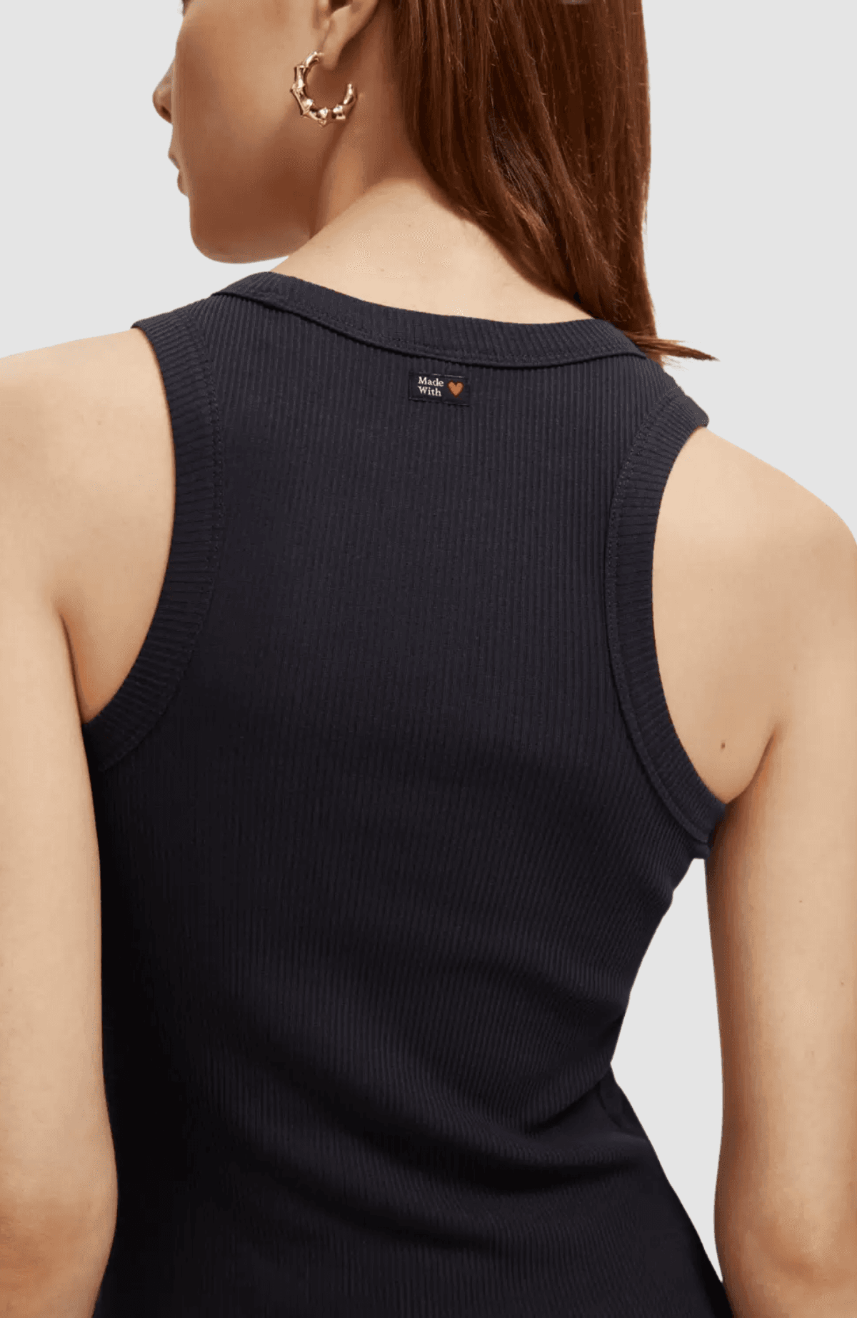 Cotton in conversion racer tank