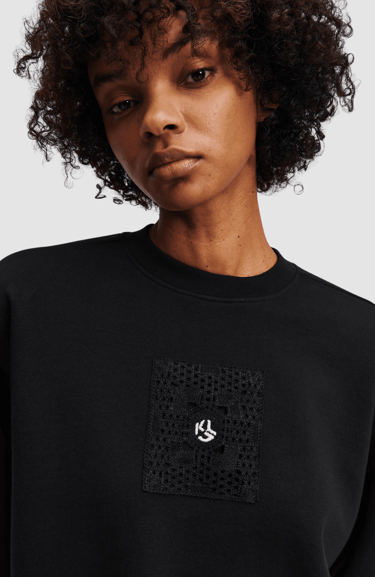 Klj Regular Crochet Sweat