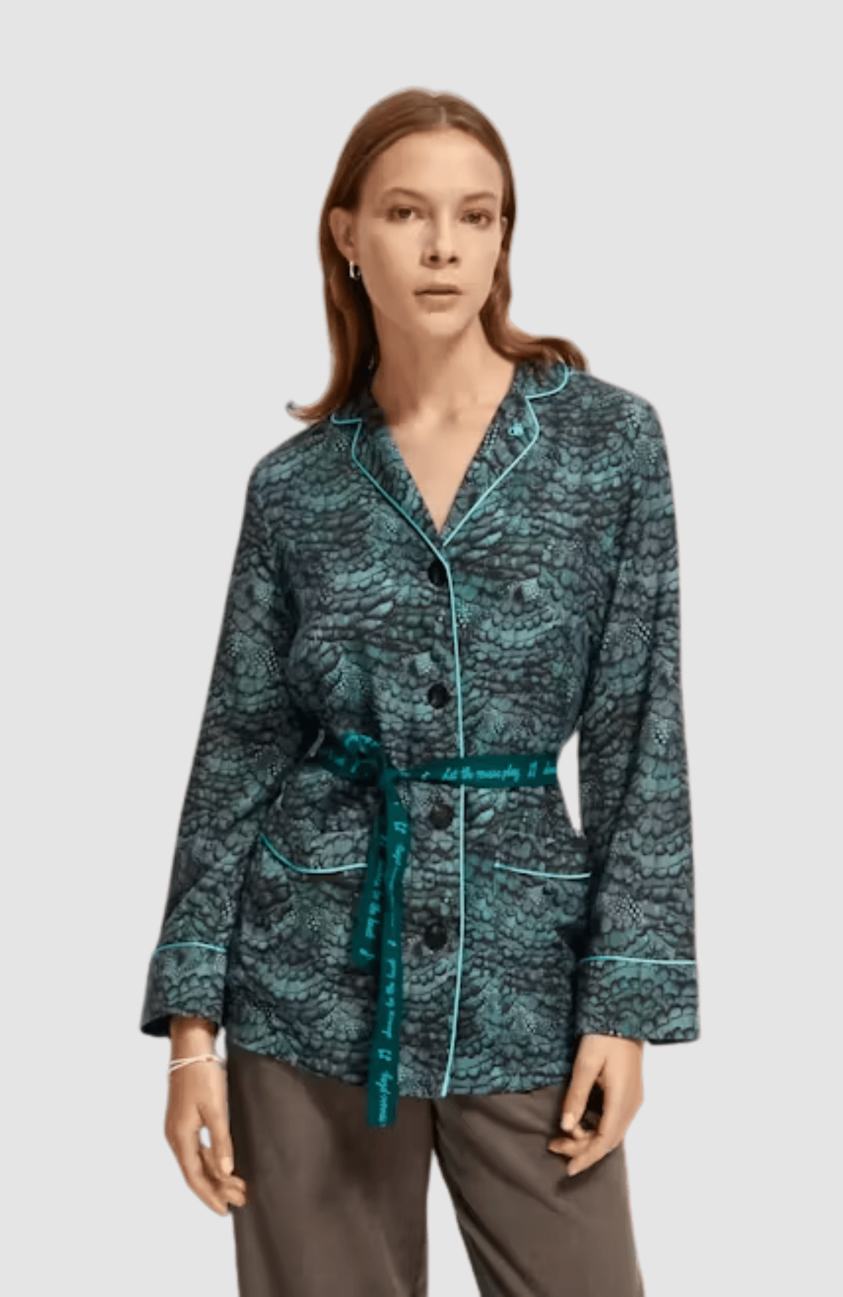 Pyjama loose fit blazer