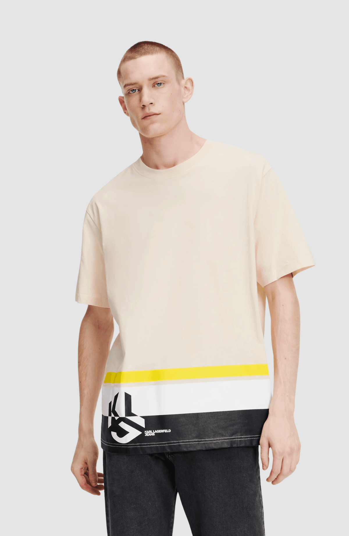 KLJ Relaxed Stripe Sslv Tee