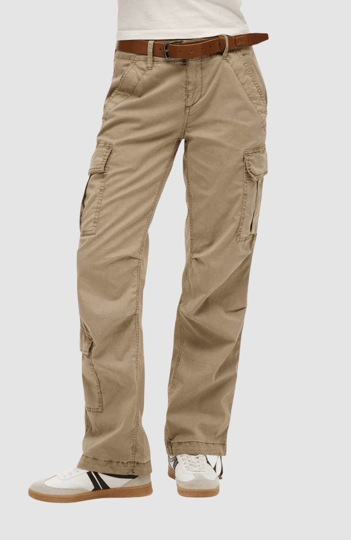 Low Rise Straight Cargo Pant