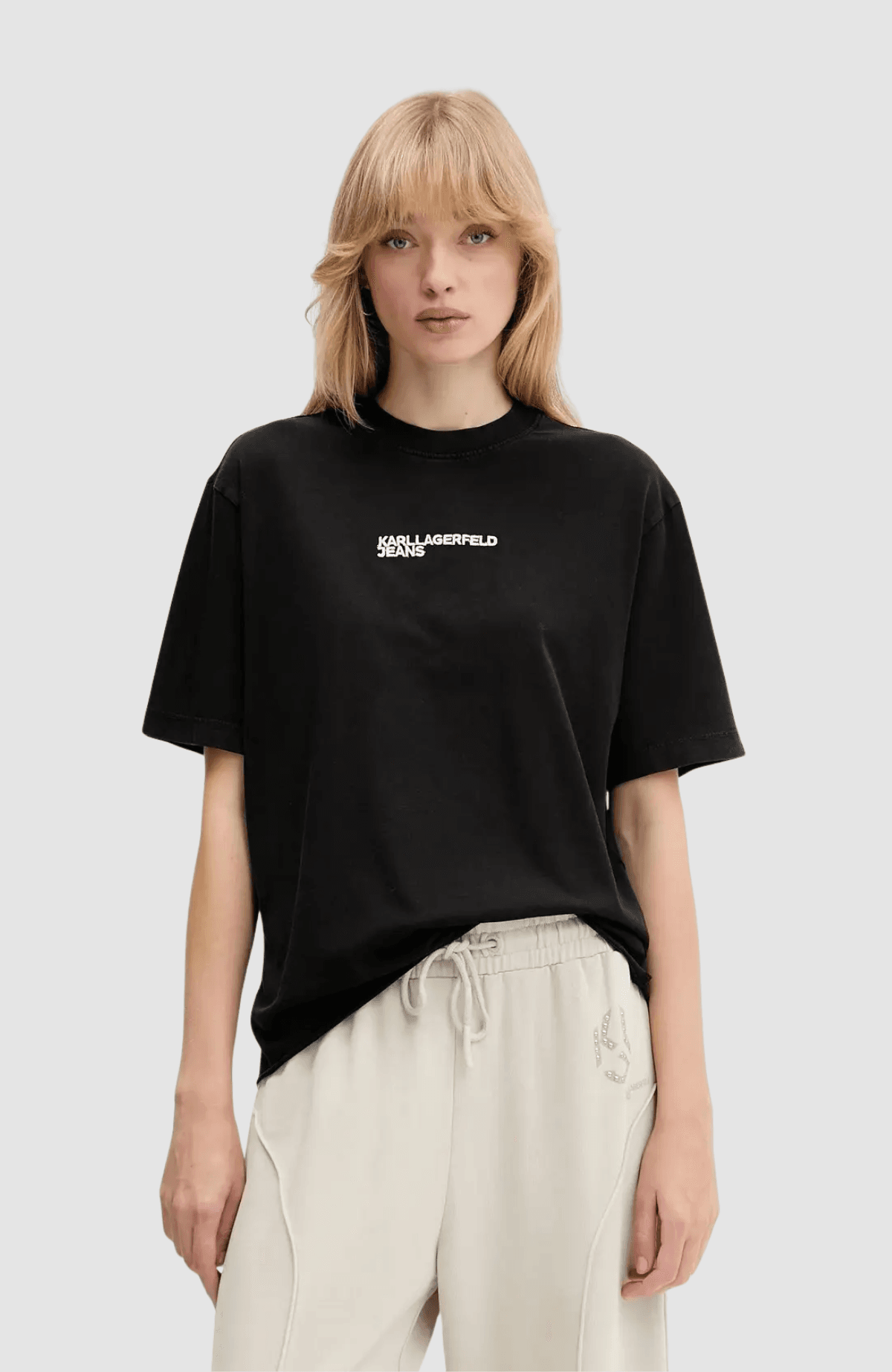 Klj Reg Washed Logo Tee