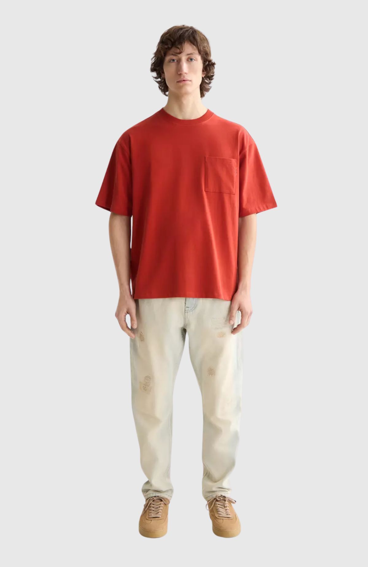 Seasonal Core - Loose-Fit 3 Crosses Pocket T-Shirt