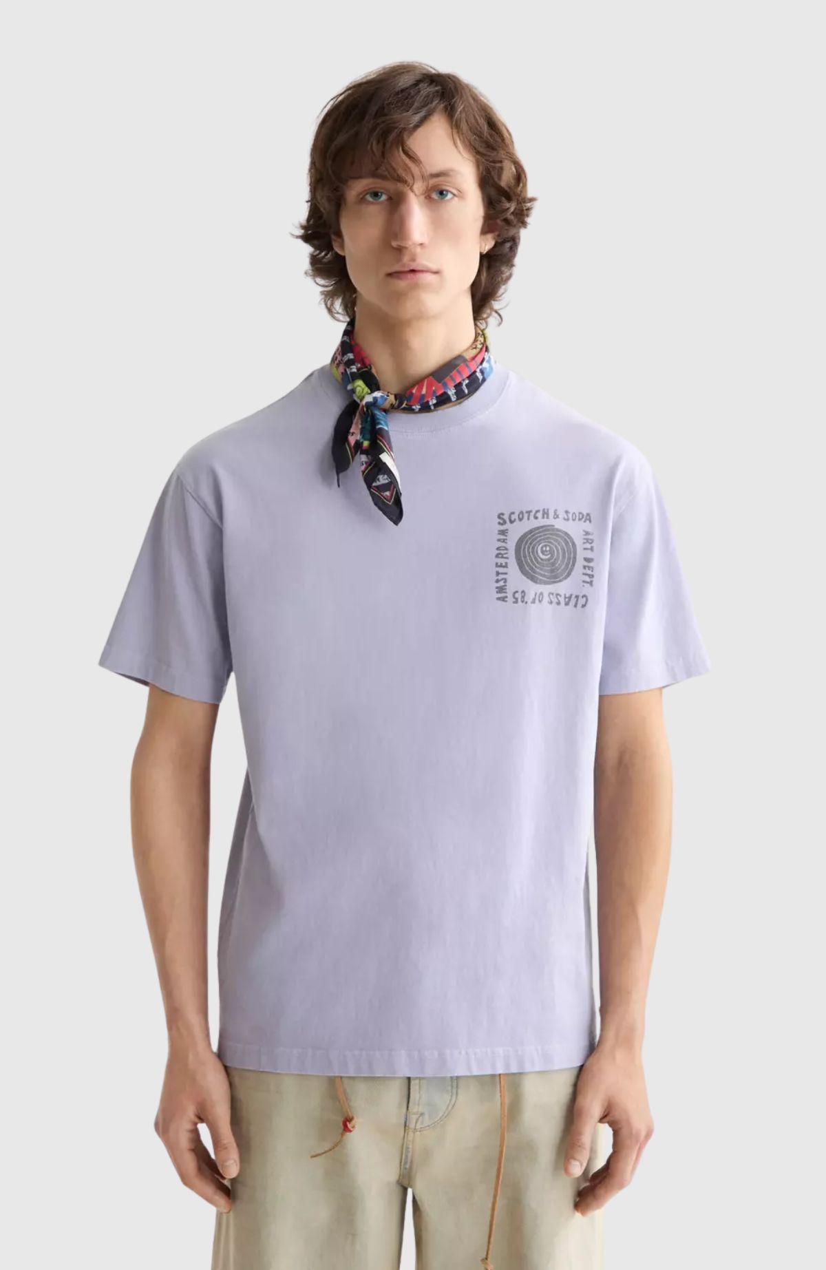 Relaxed-Fit Washed Artwork T-Shirt