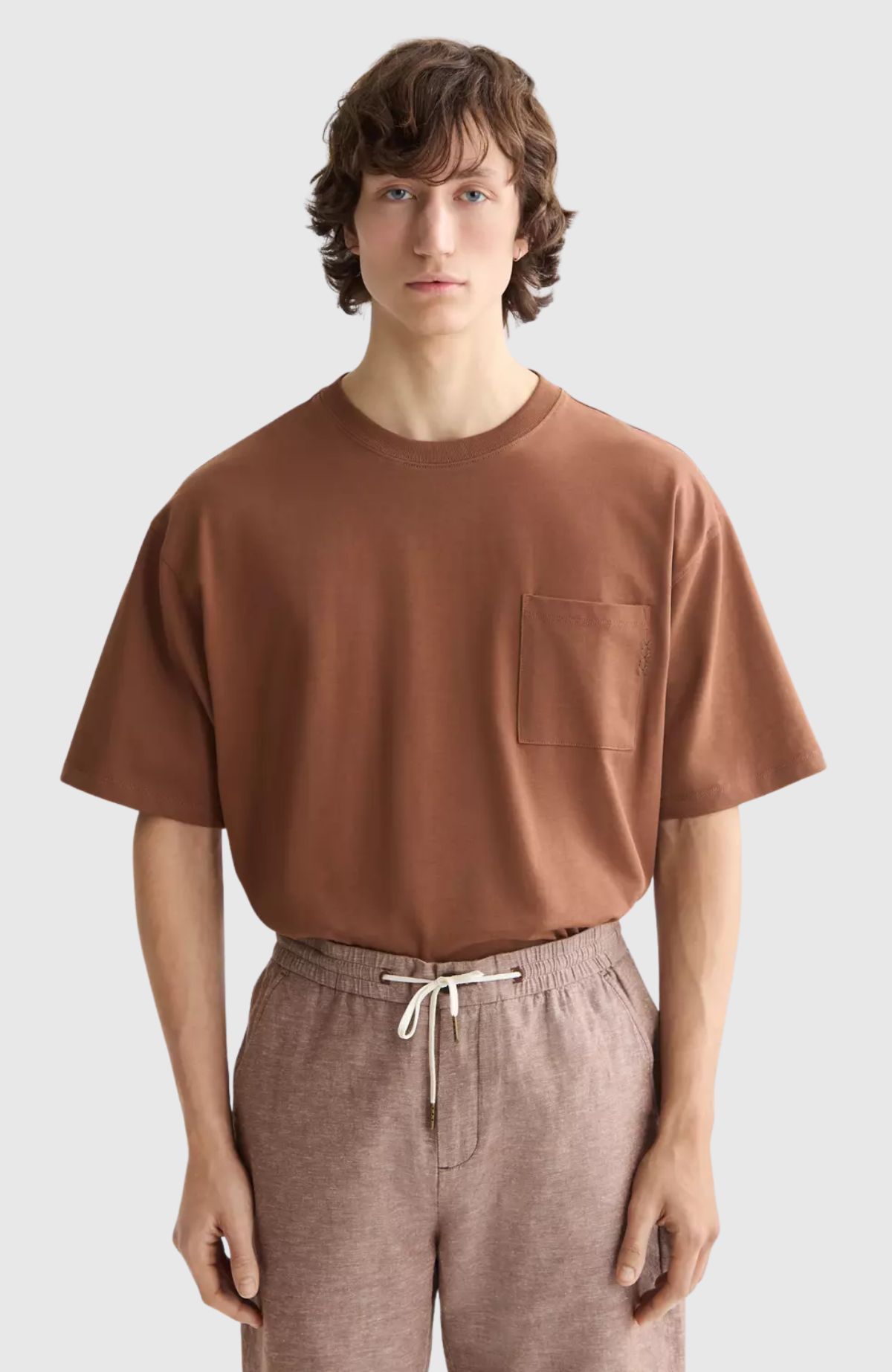 Seasonal Core - Loose-Fit 3 Crosses Pocket T-Shirt