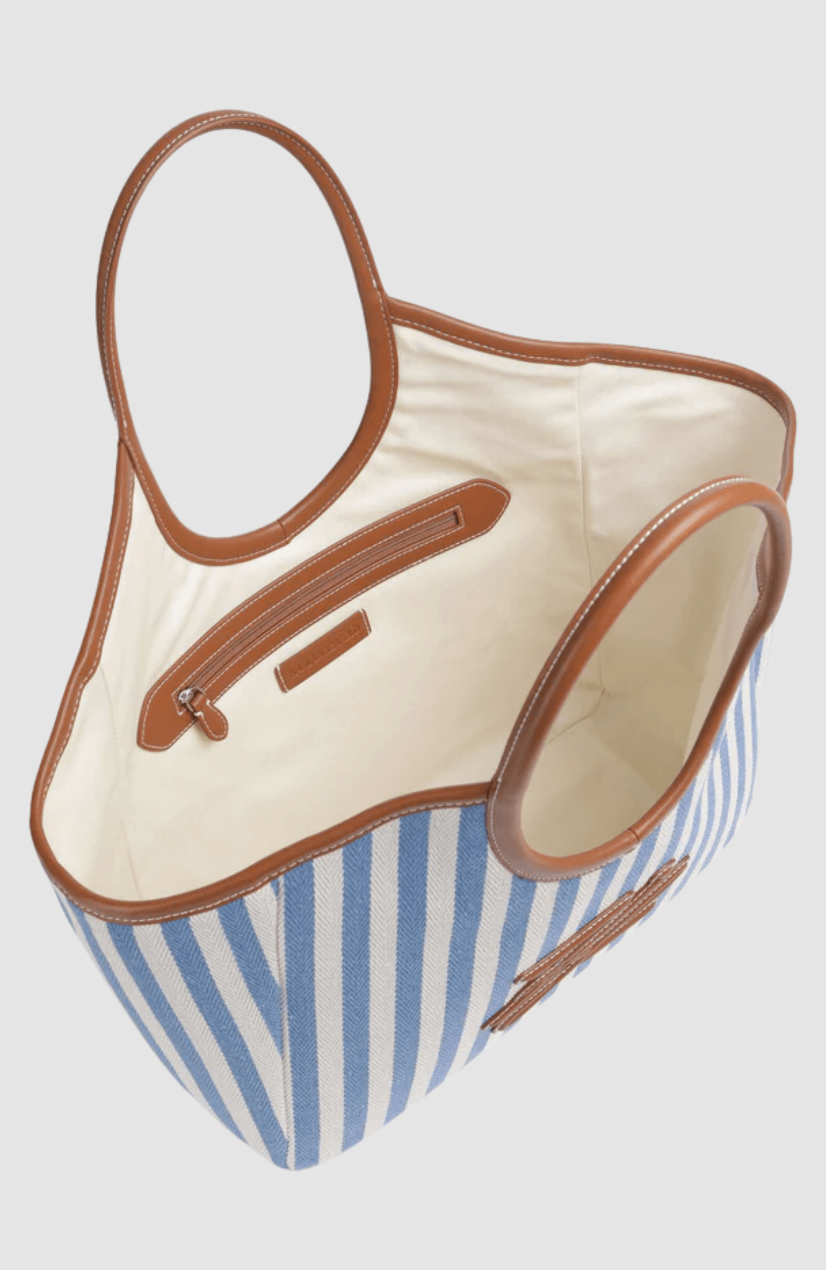 K/Autograph Stripe Canvas Bag