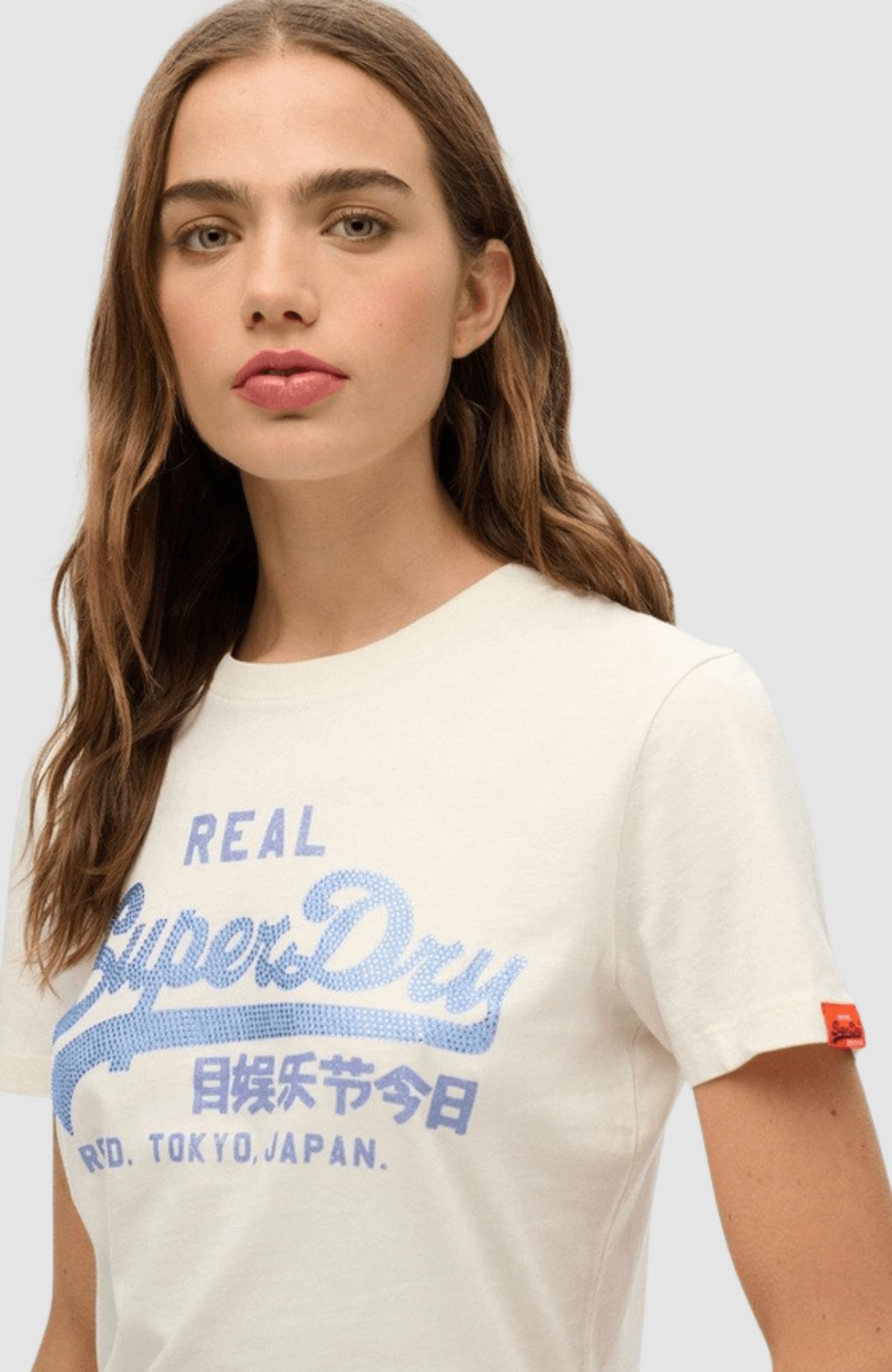 VL RHINESTONE SLIM TEE