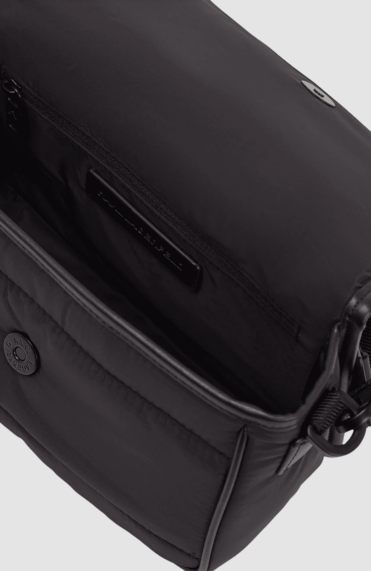 K/Monogram Padded Sm Messenger